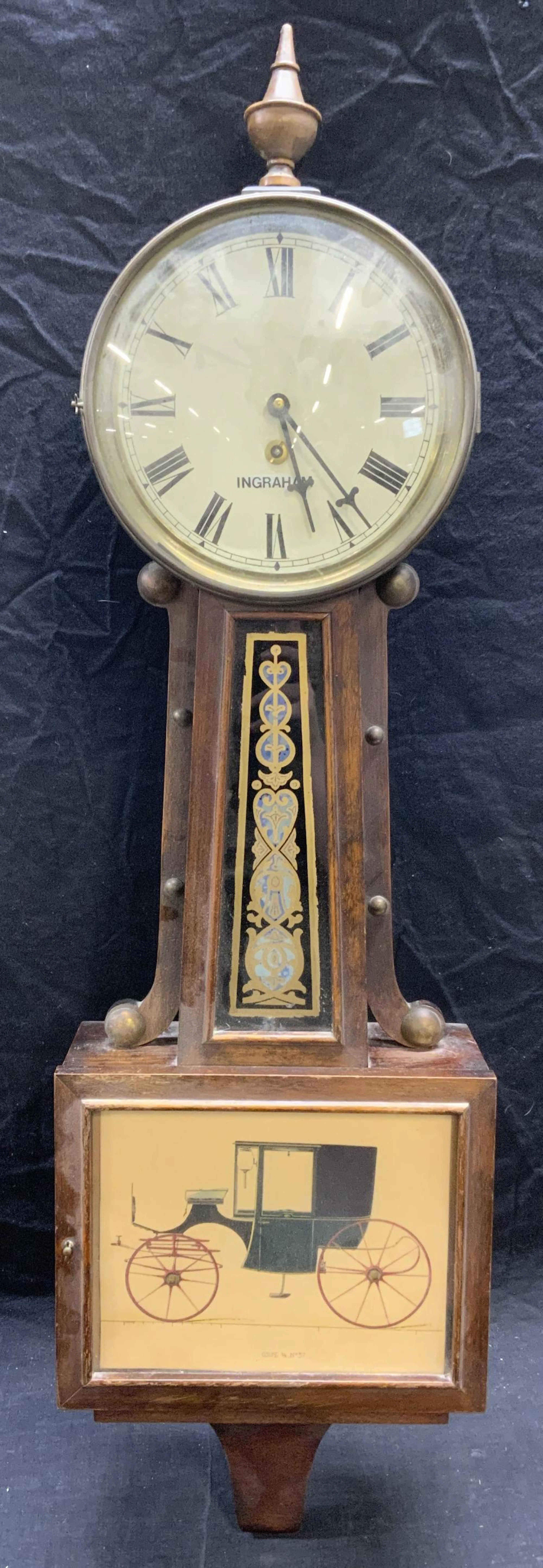 Vintage INGRAHAM Banjo Wall Clock