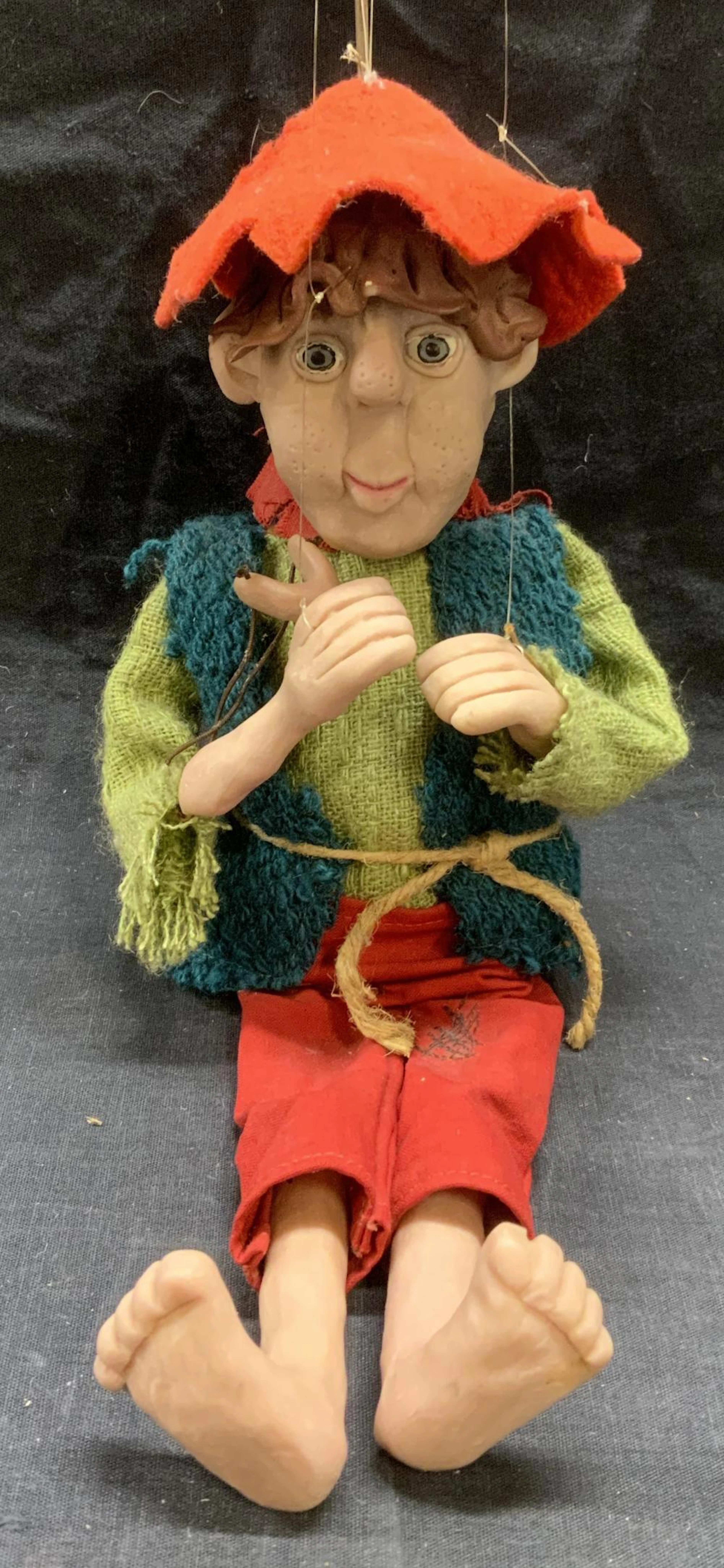 Vintage Jack & The Beanstalk Marionette Puppet