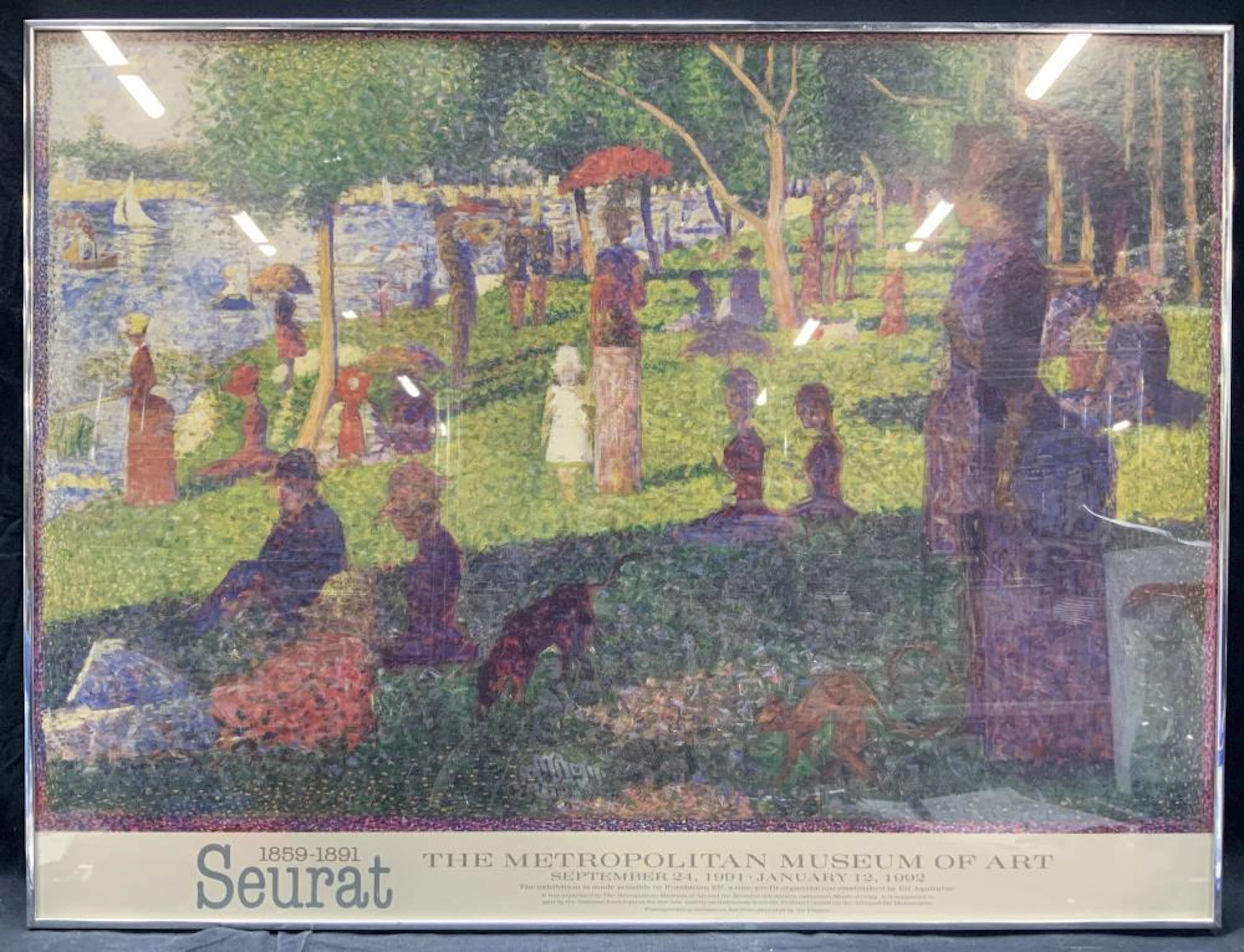 Seurat Exhibit Offset Lithograph The MET 1991-1992