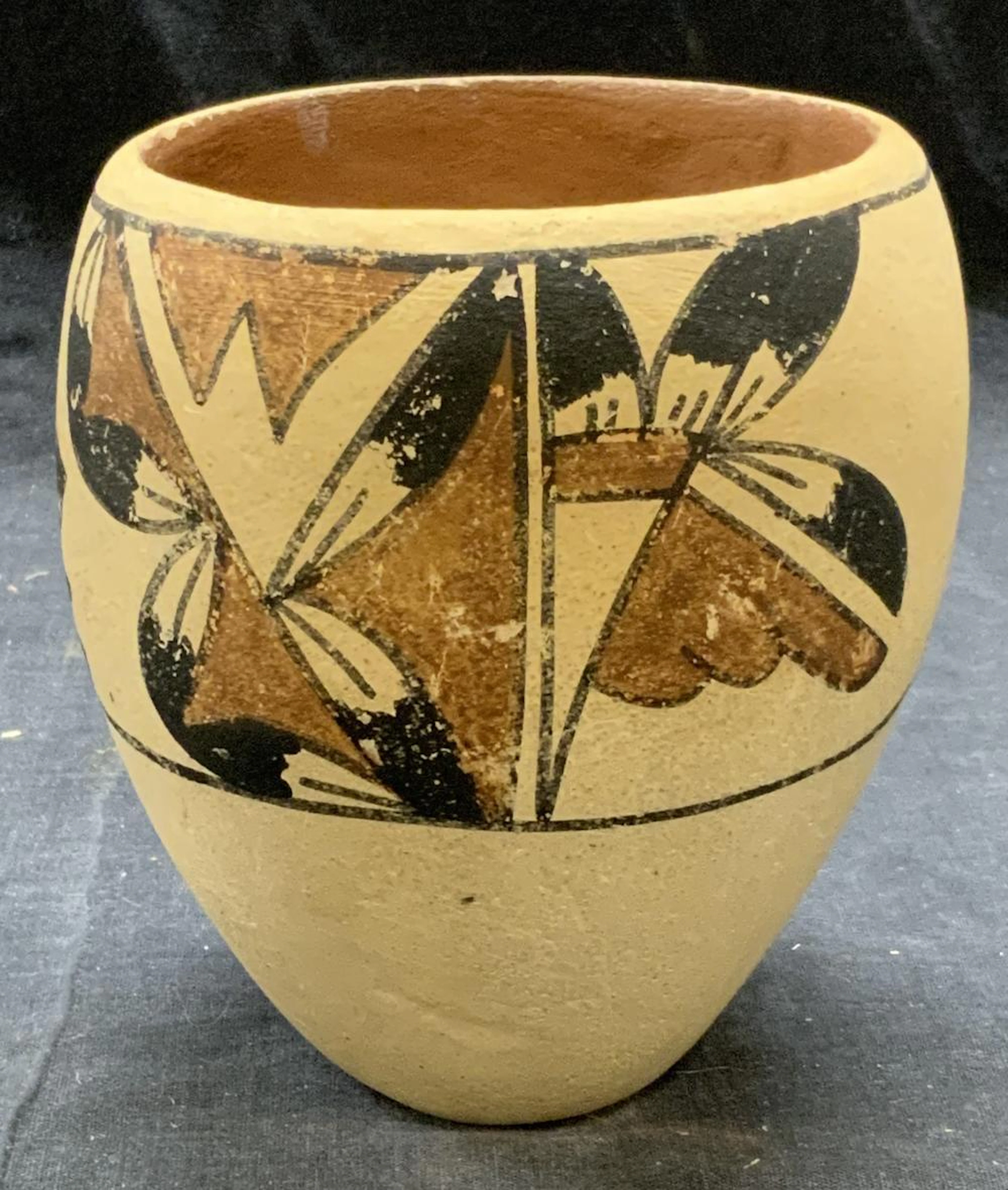 Hand Crafted Native American Pottery Vessel
