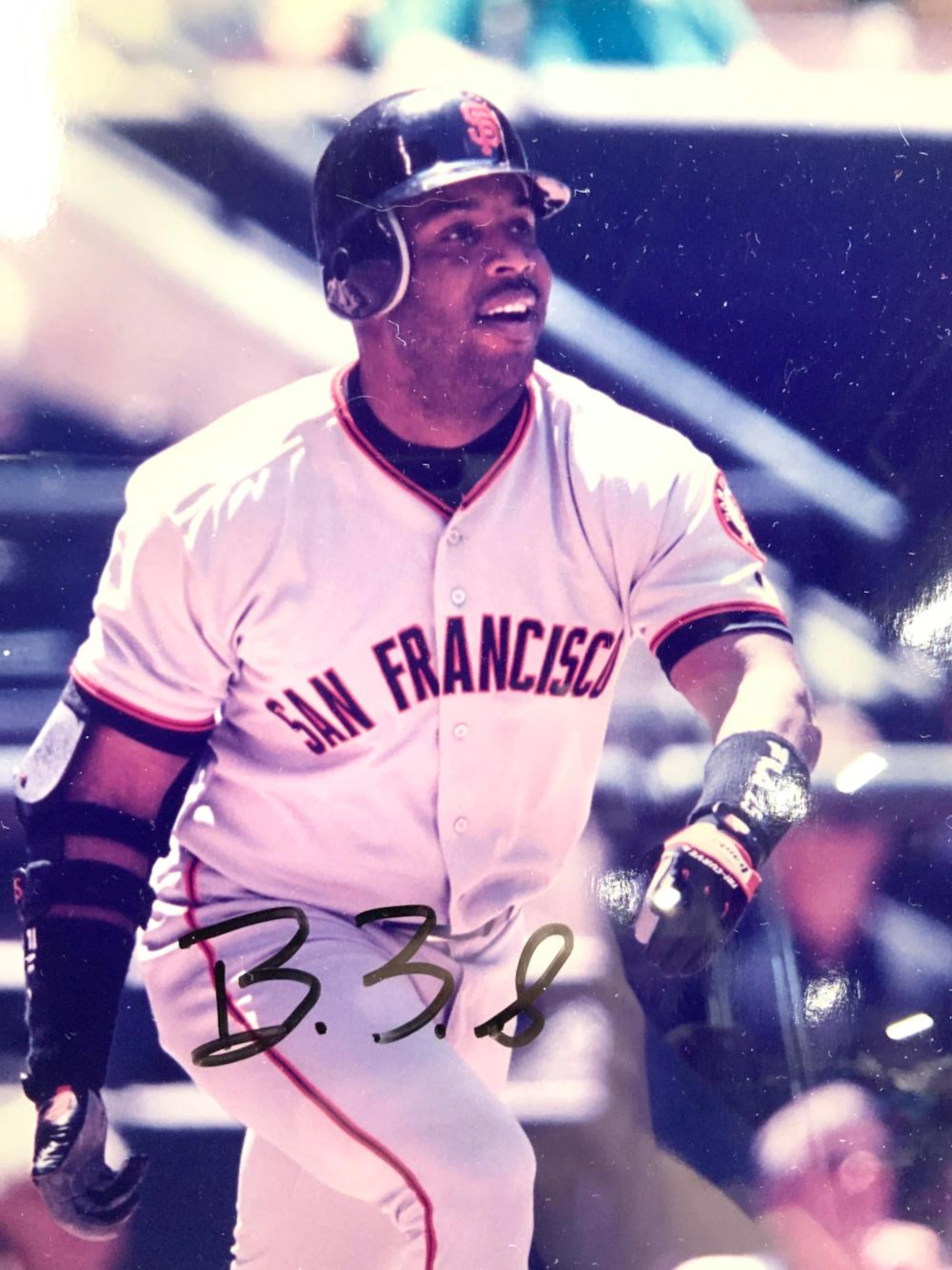 Signed Barry Bonds MLB Photo DB 08631705
