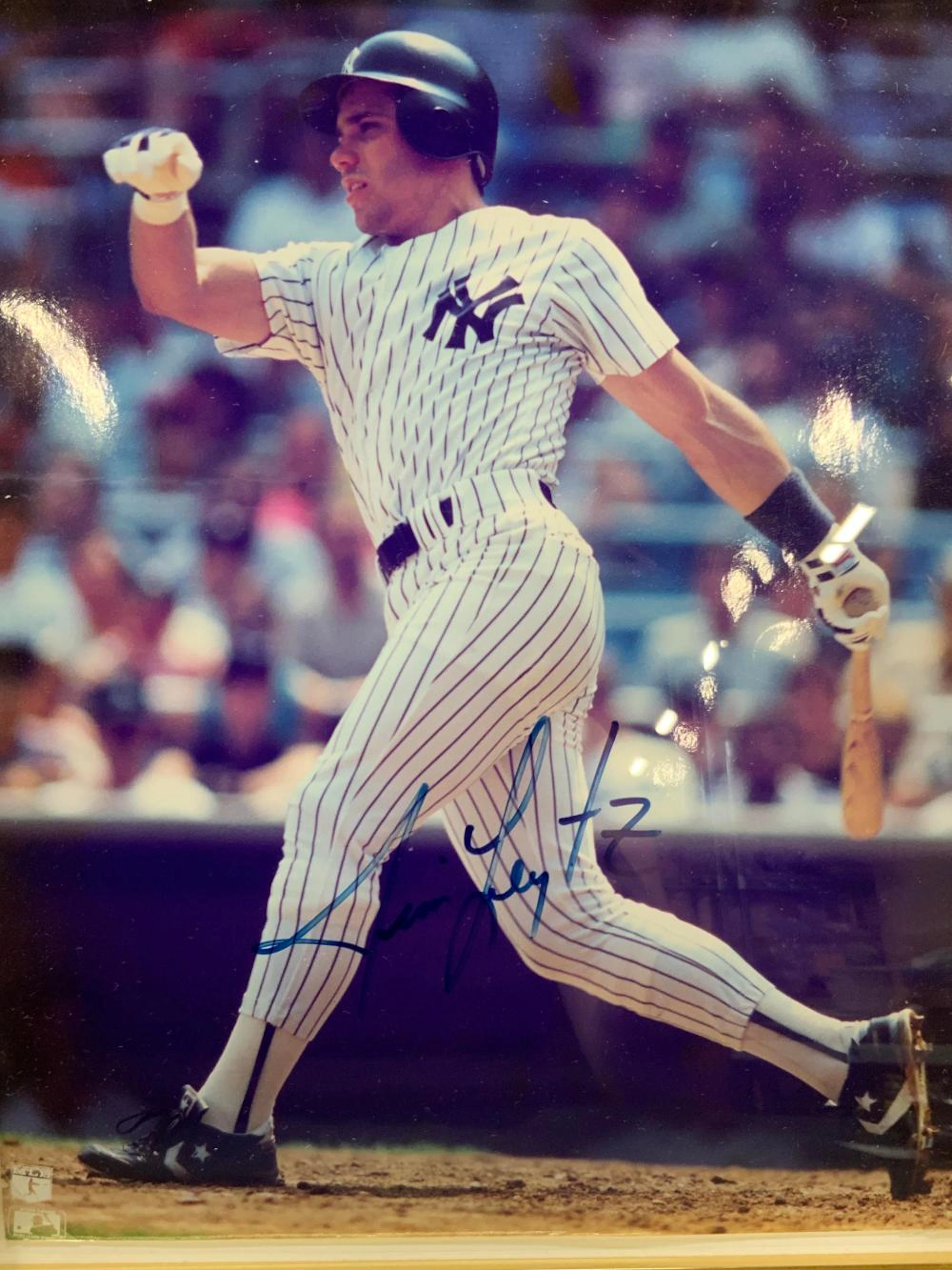 JIM LEYRITZ Signed 1998 Yankees Photograph