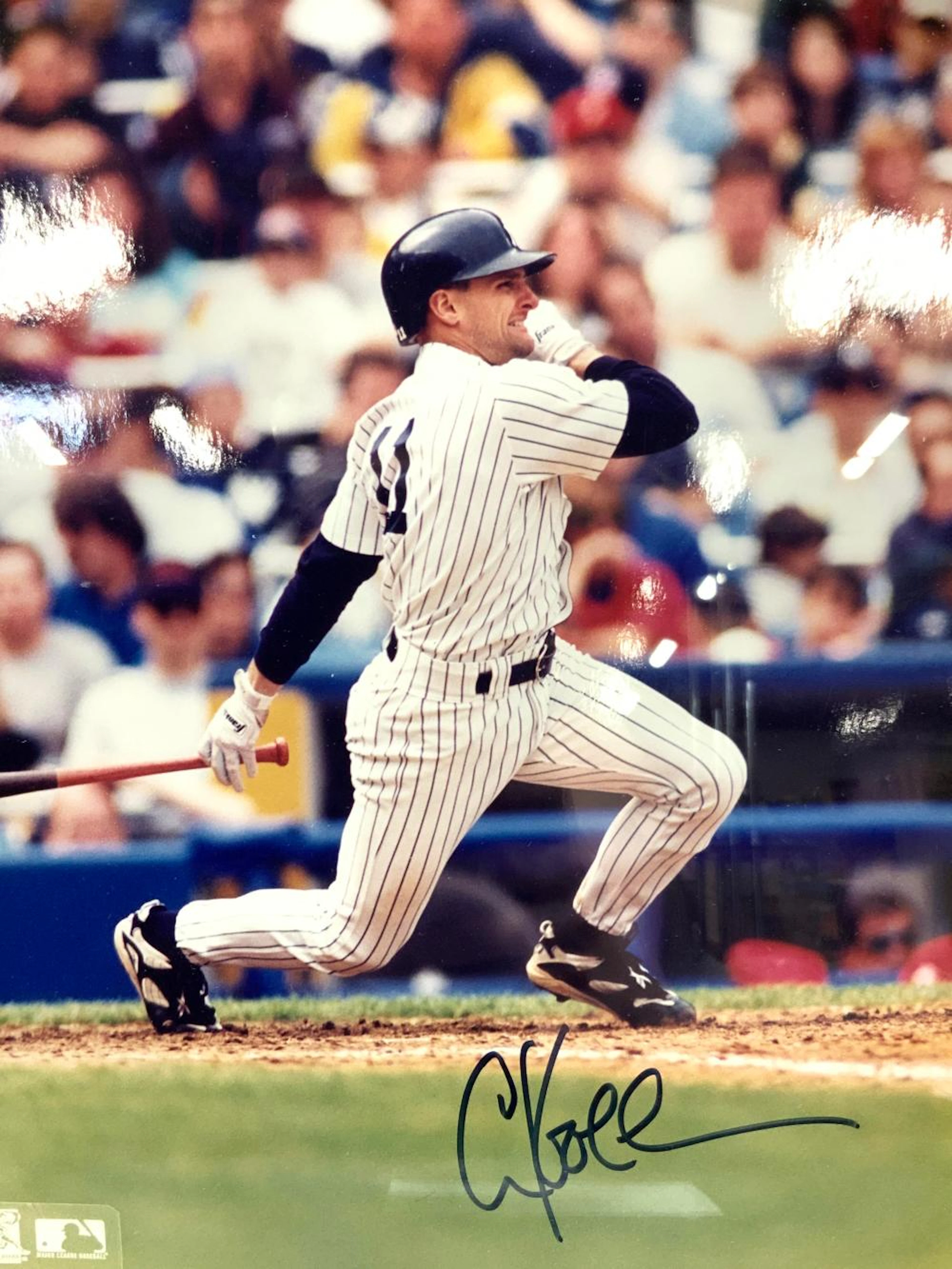 Chuck Knoblauch Signed 1996 Yankees Photo