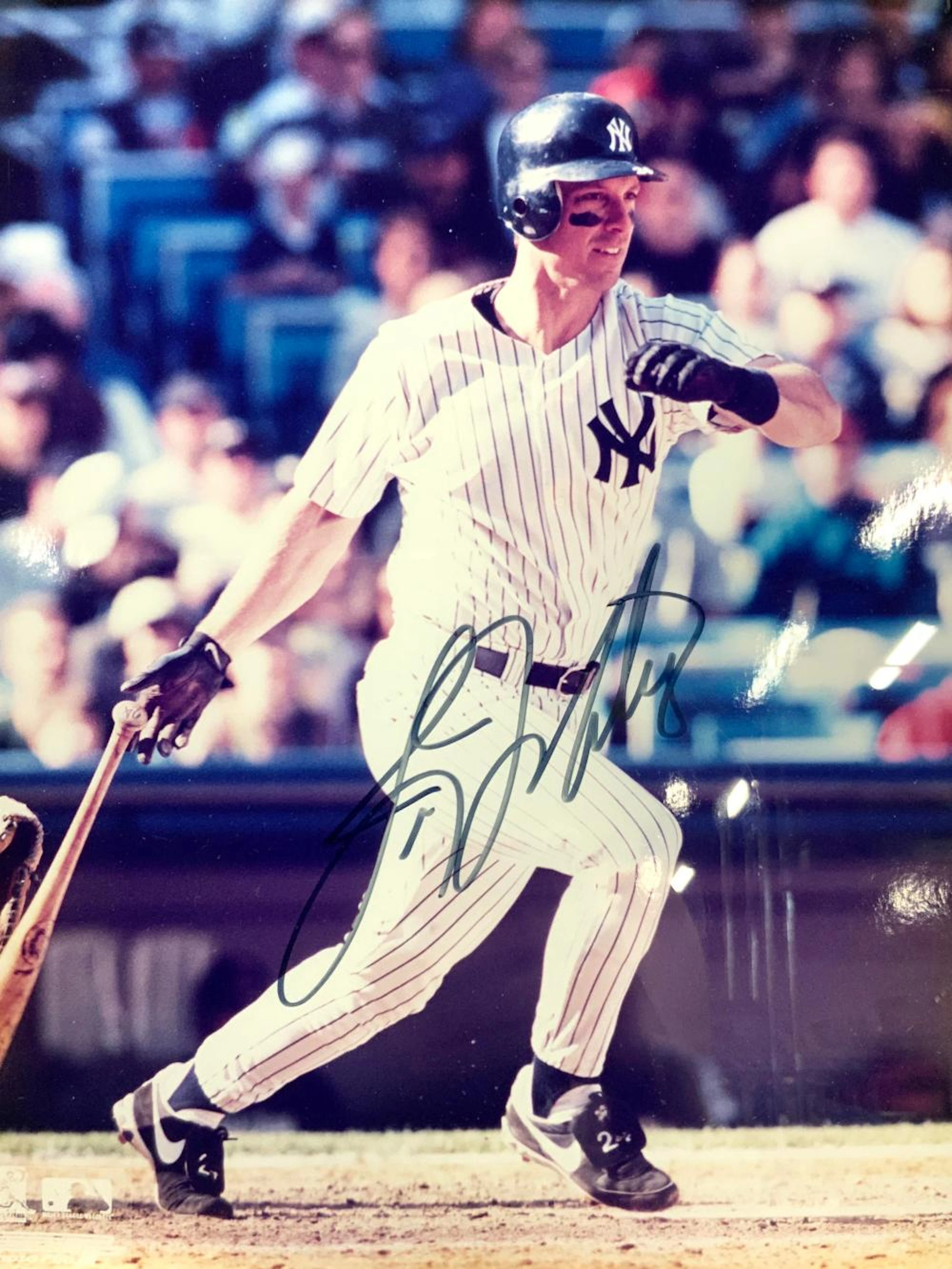 Tino Martinez Signed Yankees 1996 Photograph