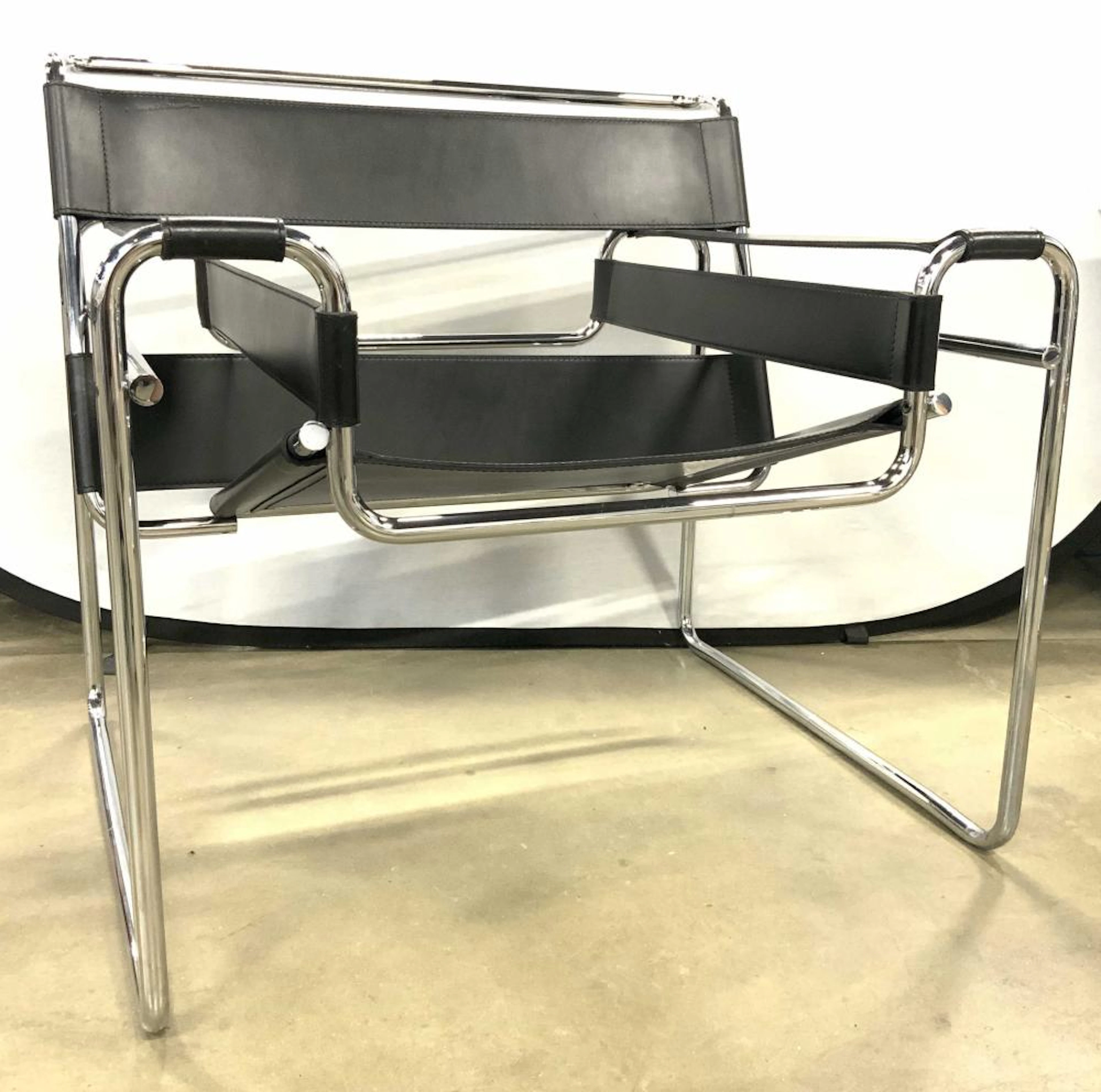 MARCEL BREUER KNOLL WASSILY Signed Chair 1970?s
