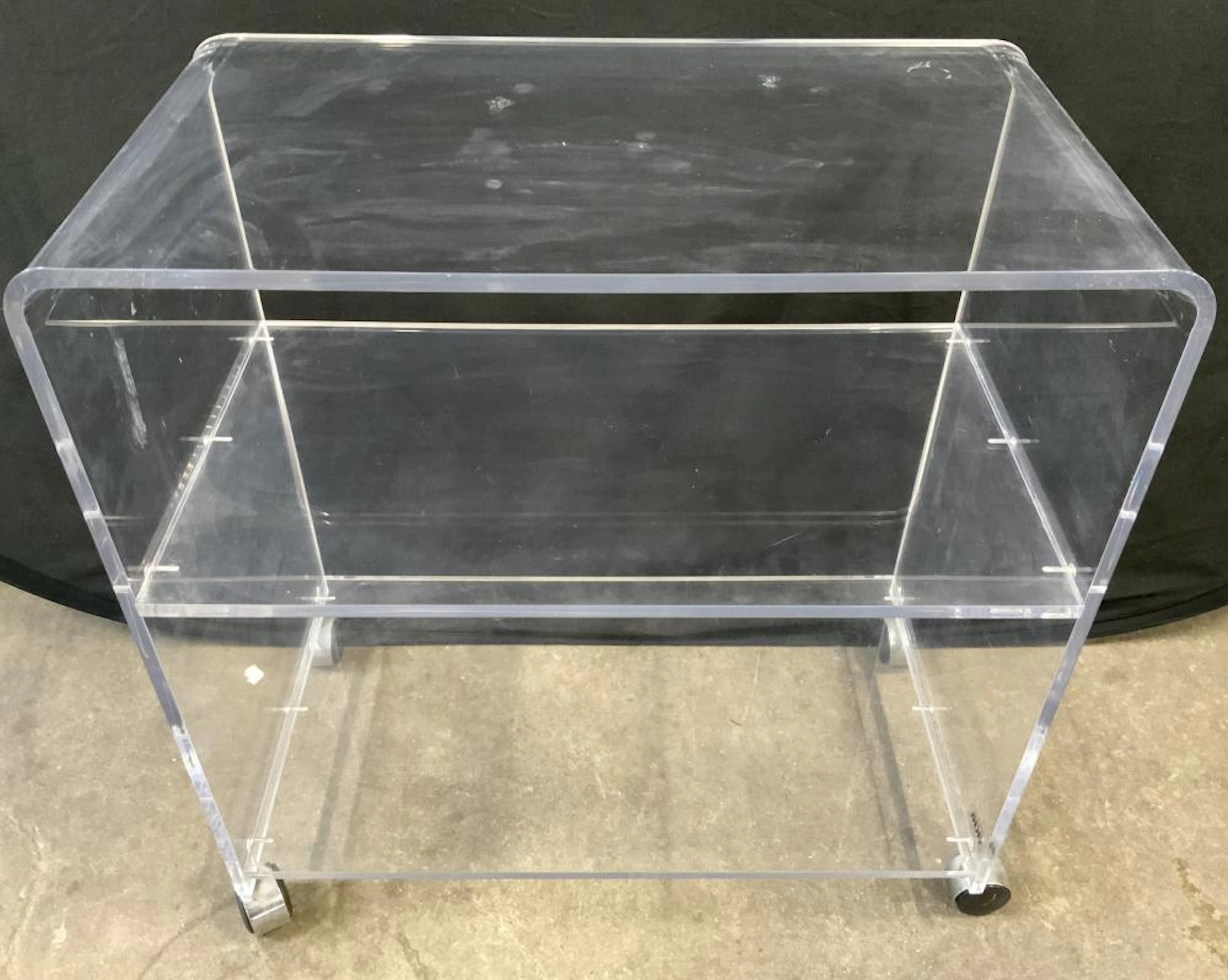 AKKO MCM Acrylic Bar Cart Tea Cart