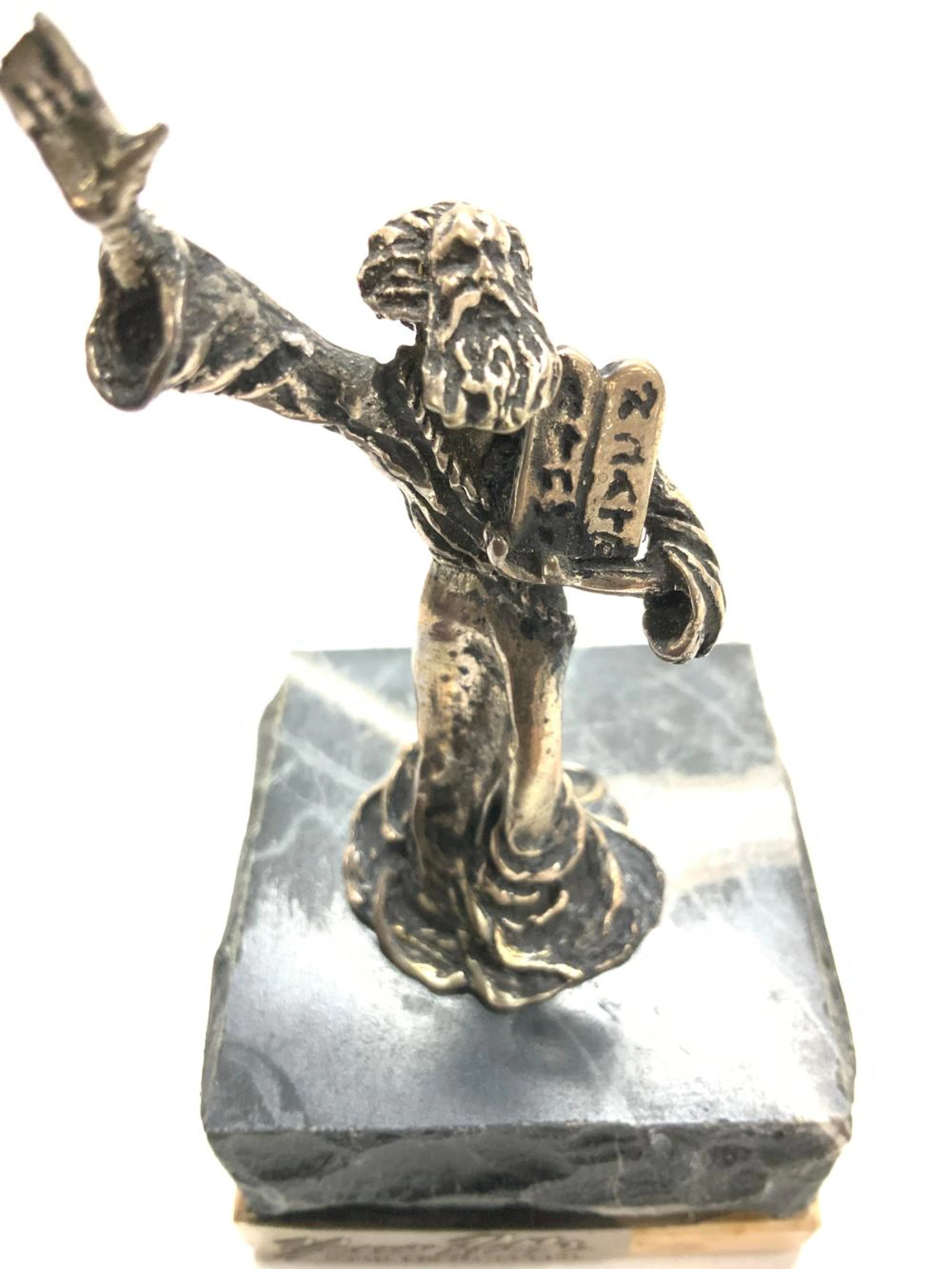 Yaacov Heller Sterling Sil Moses Figural, Israel