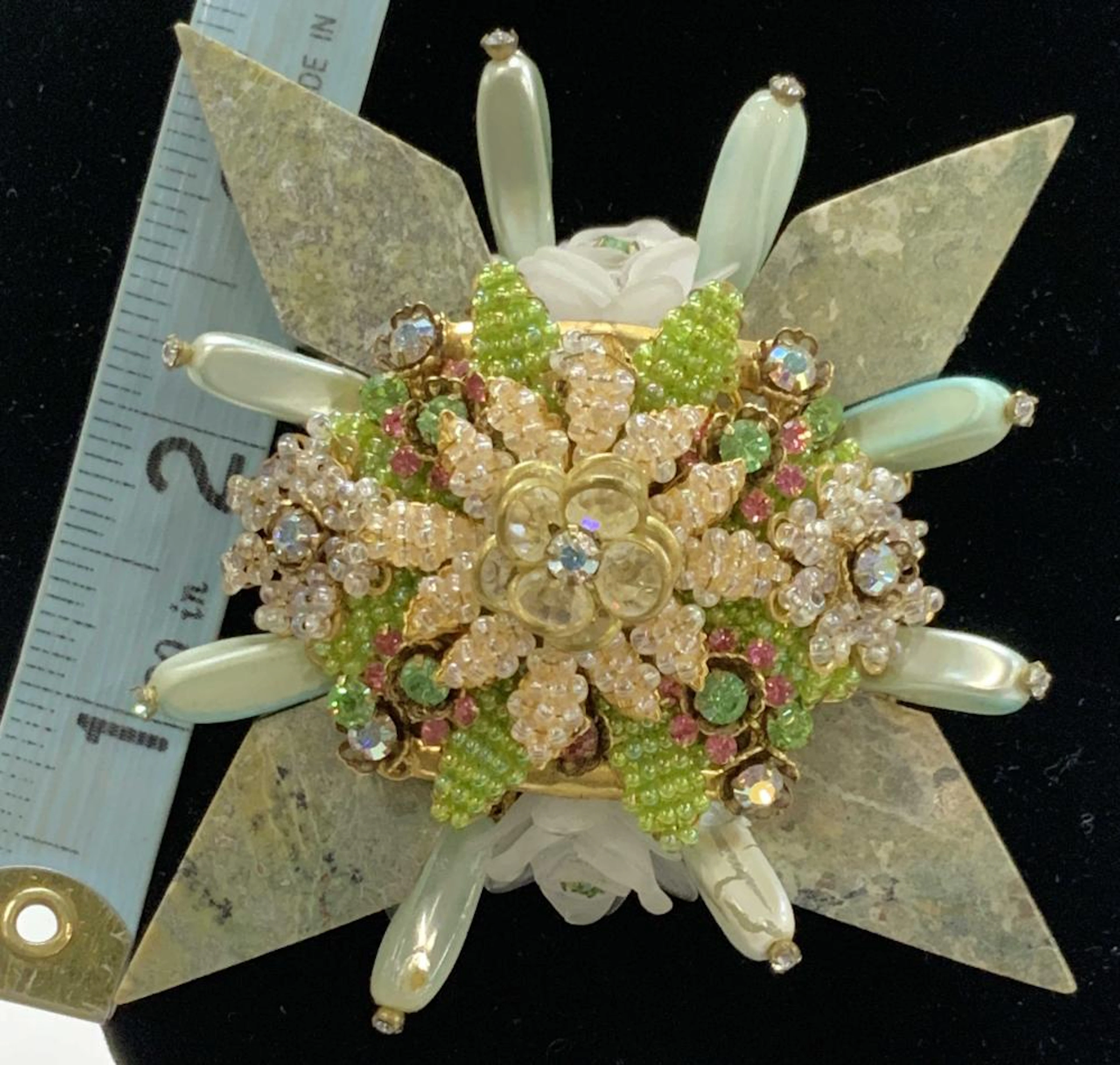 Stanley Hagler NYC Handmade Chunky Brooch