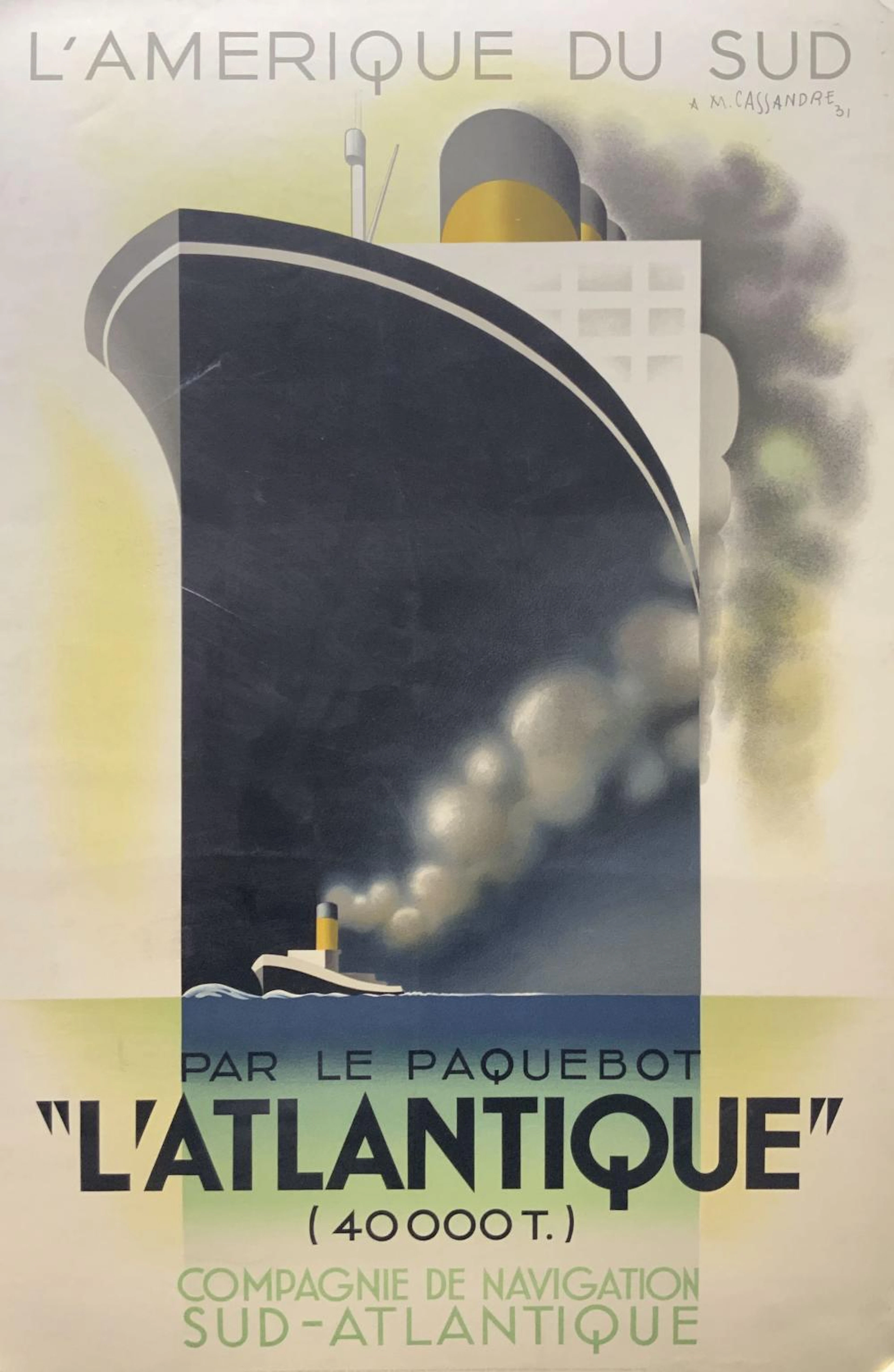 A.M.CASSANDRE L Atlantique Cruise Advert