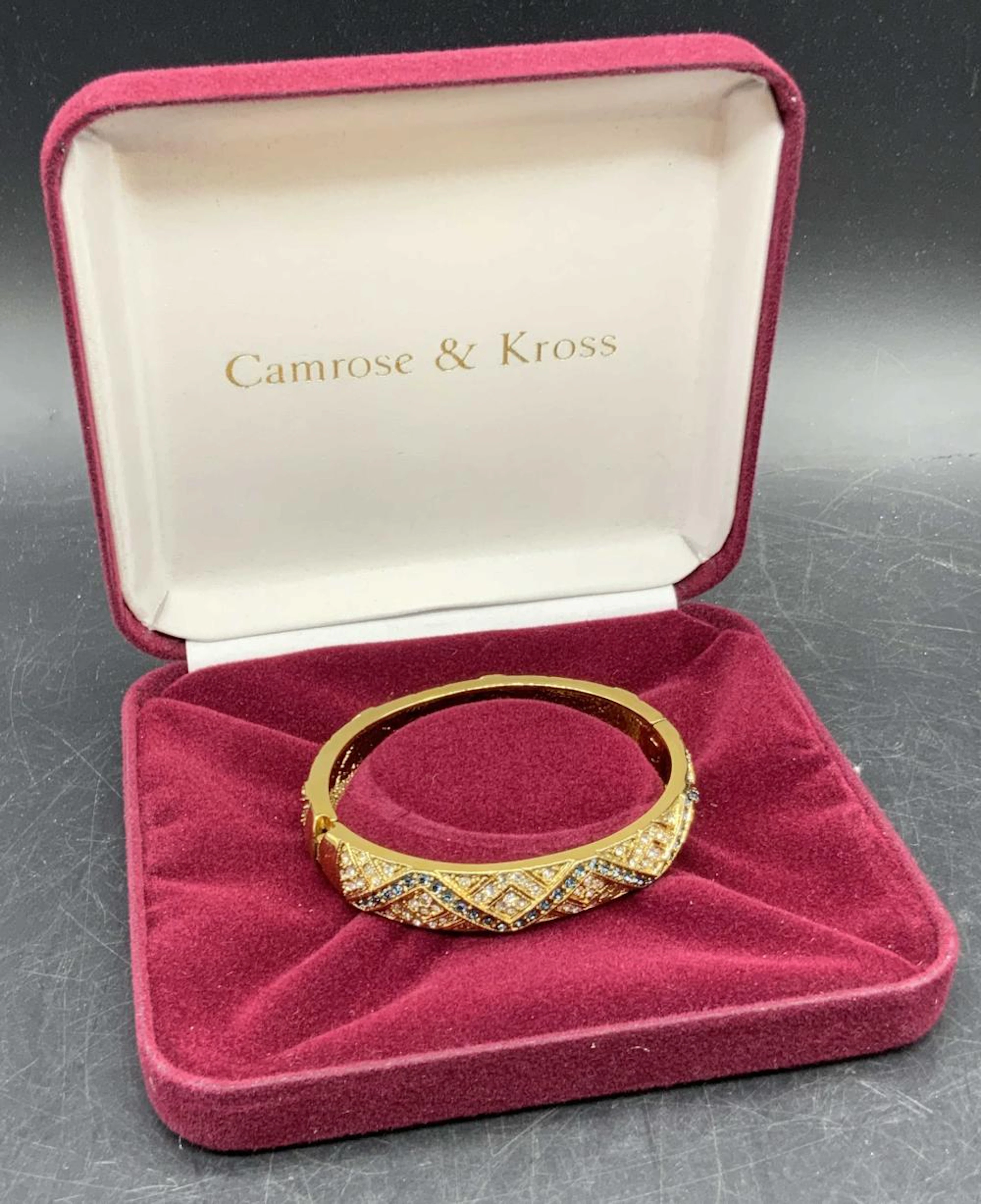 Camrose & Kross Vtg JBK Bejeweled Crystal Bracelet