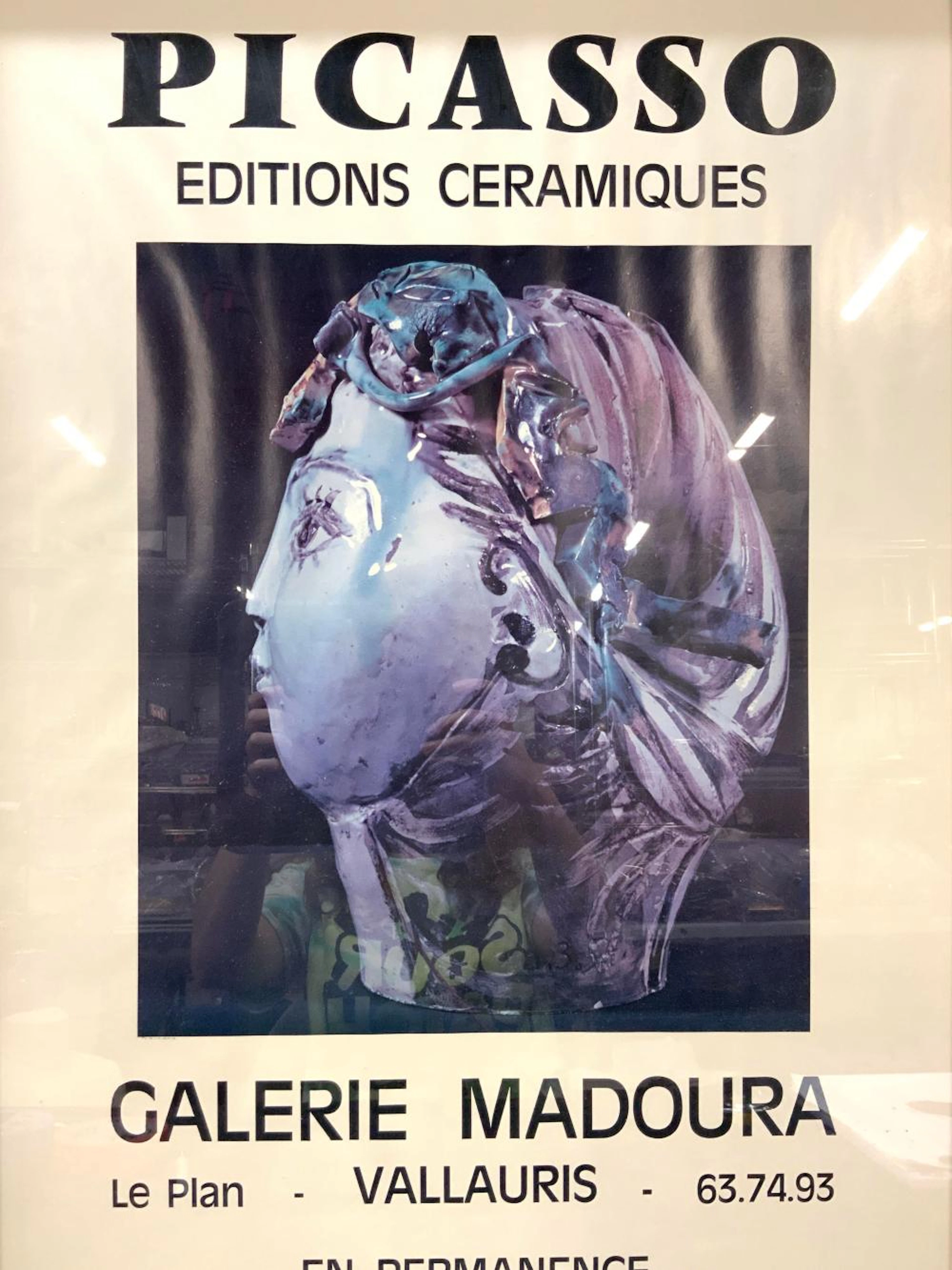 Gallerie Madoura PICASSO Ceramic Exhibit Litho