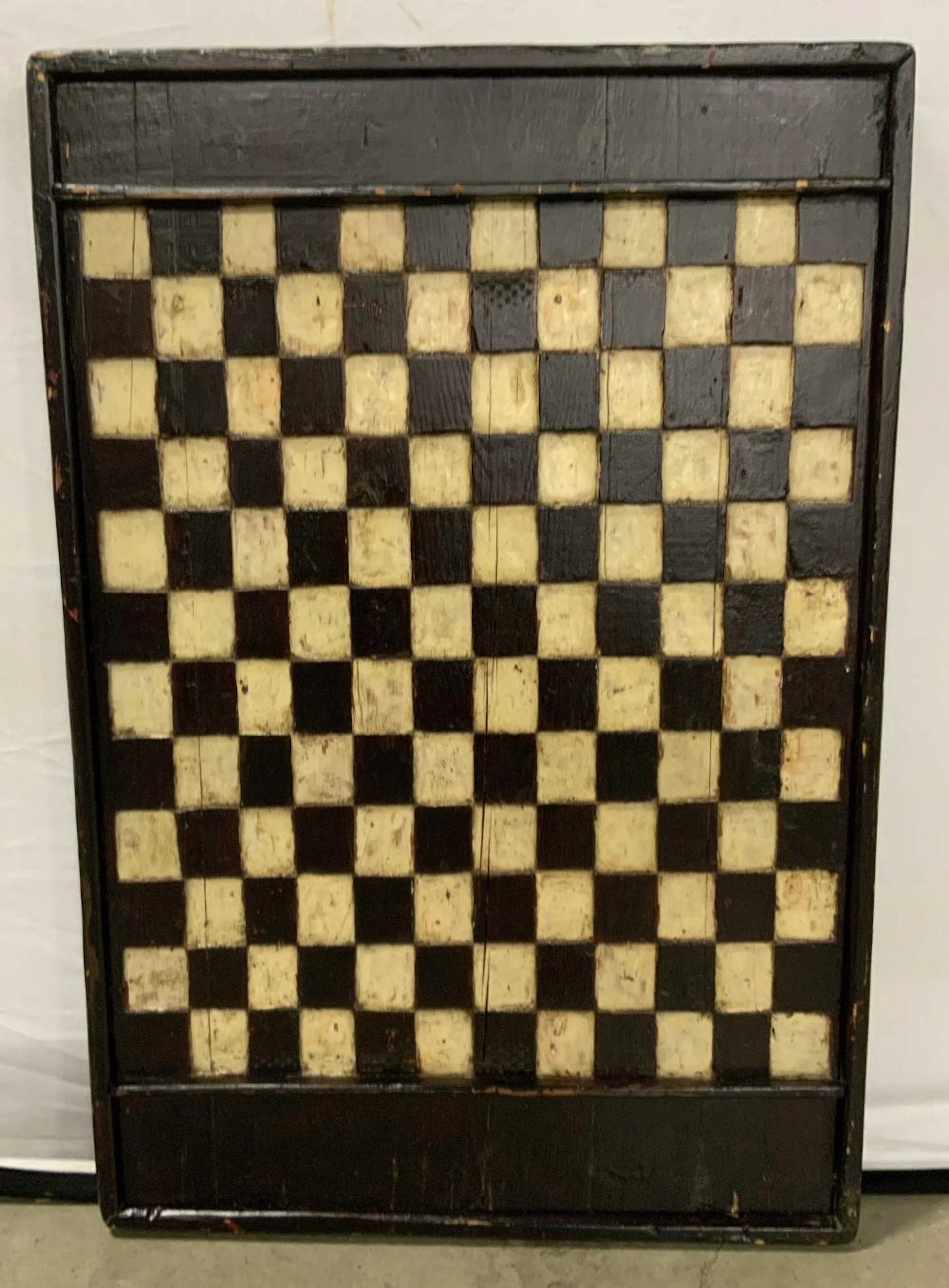 Antique Handcrafted & Hand Painted Game Board