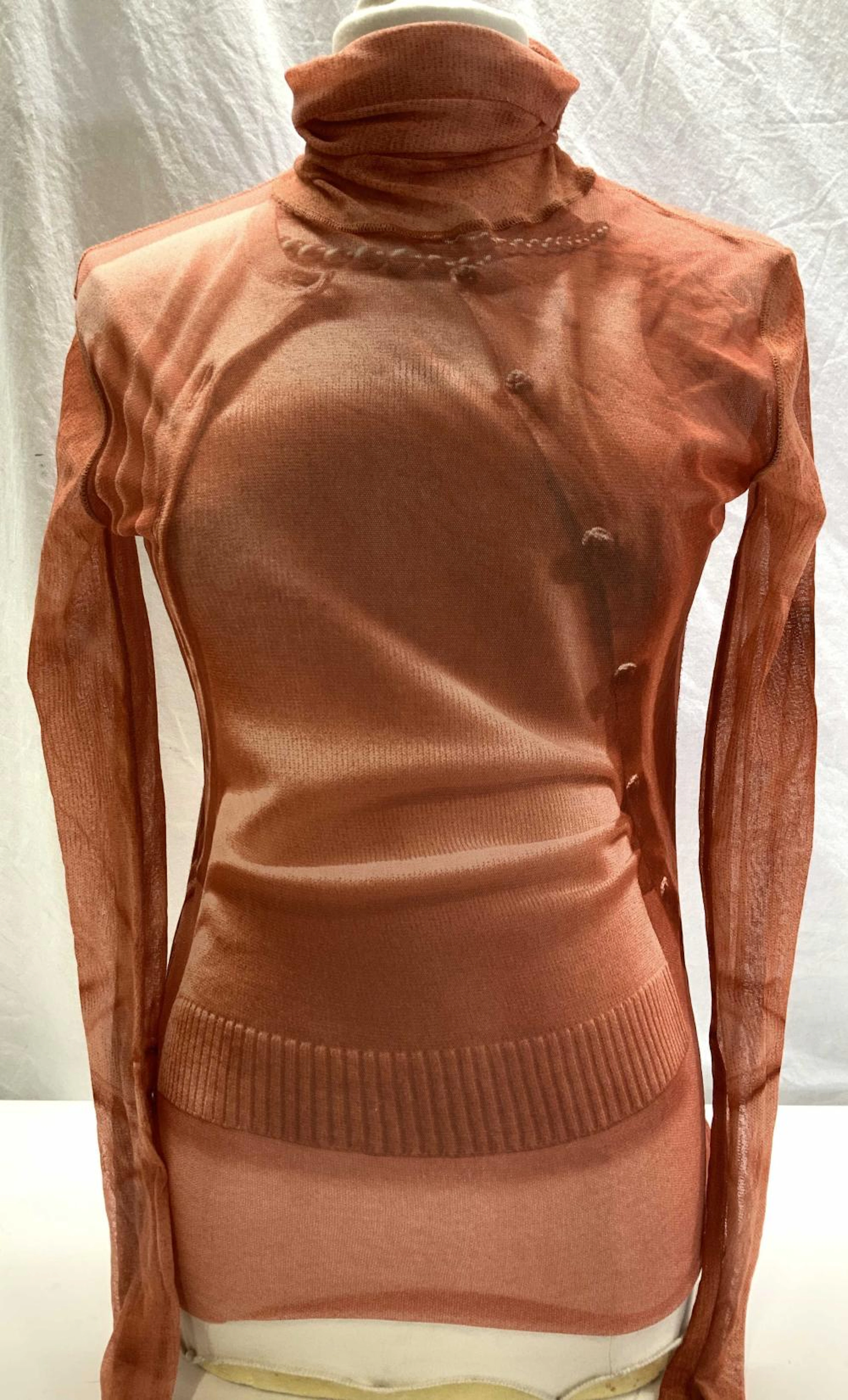 Jean Paul Gaultier Mesh Long Sleeve Top, Italy