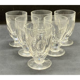 Set 6 Vintage Waterford Cut Crystal Glasses