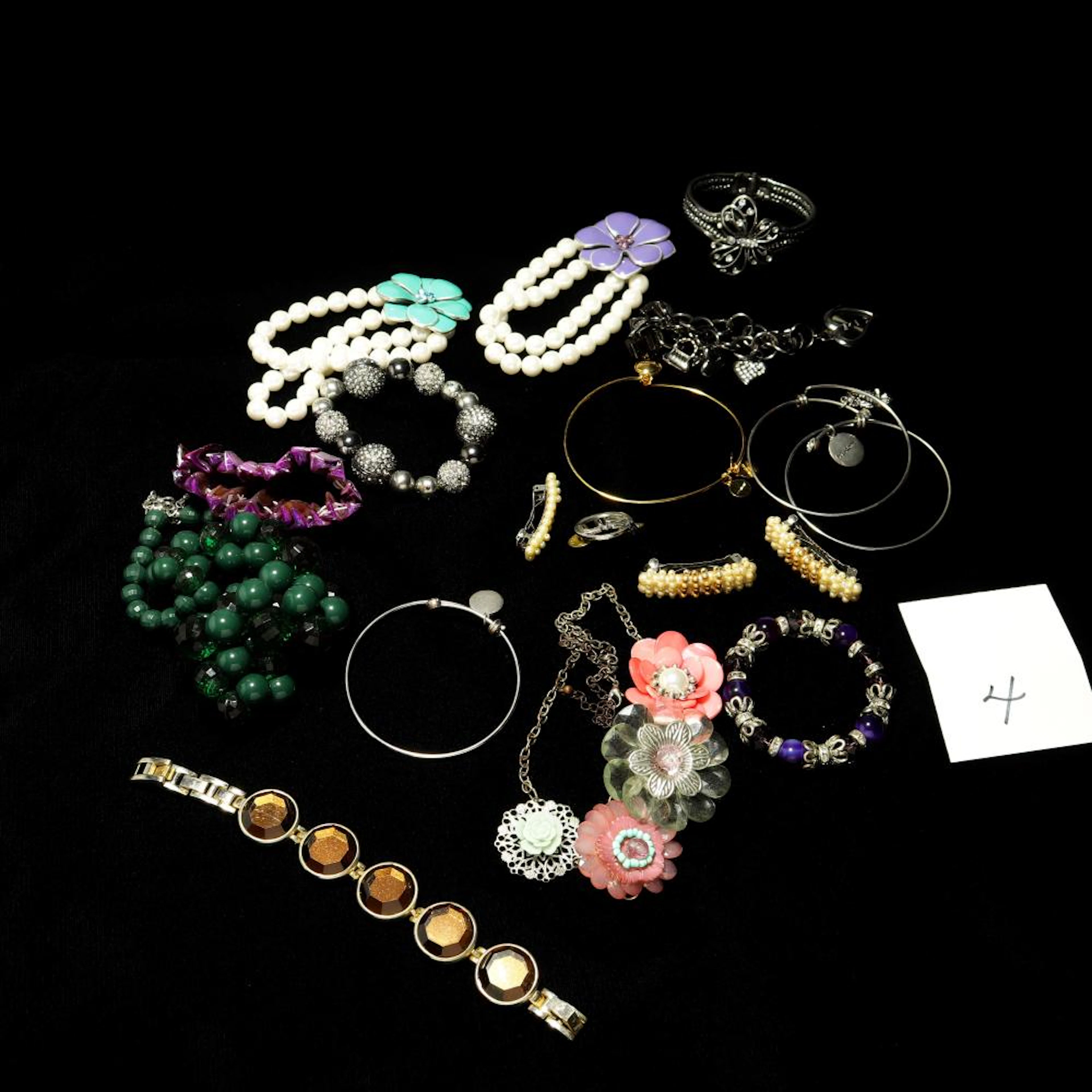 Lot of costume jewelry
