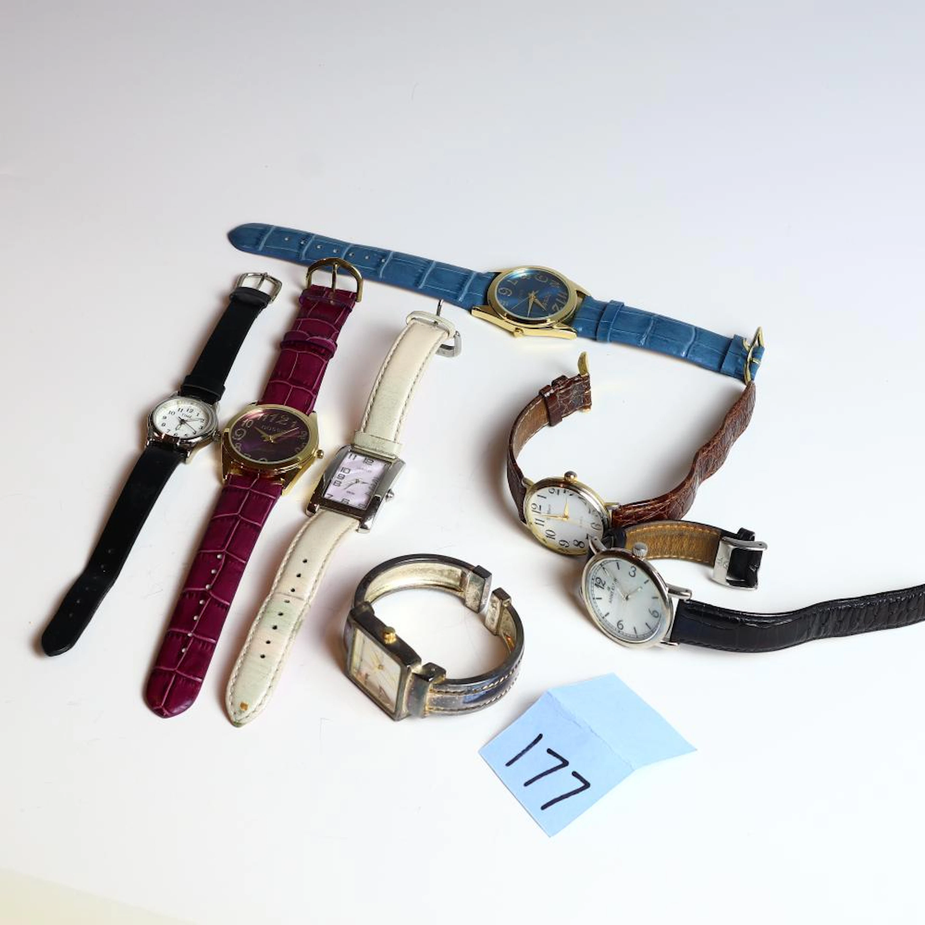 Seven ladies fashion watches