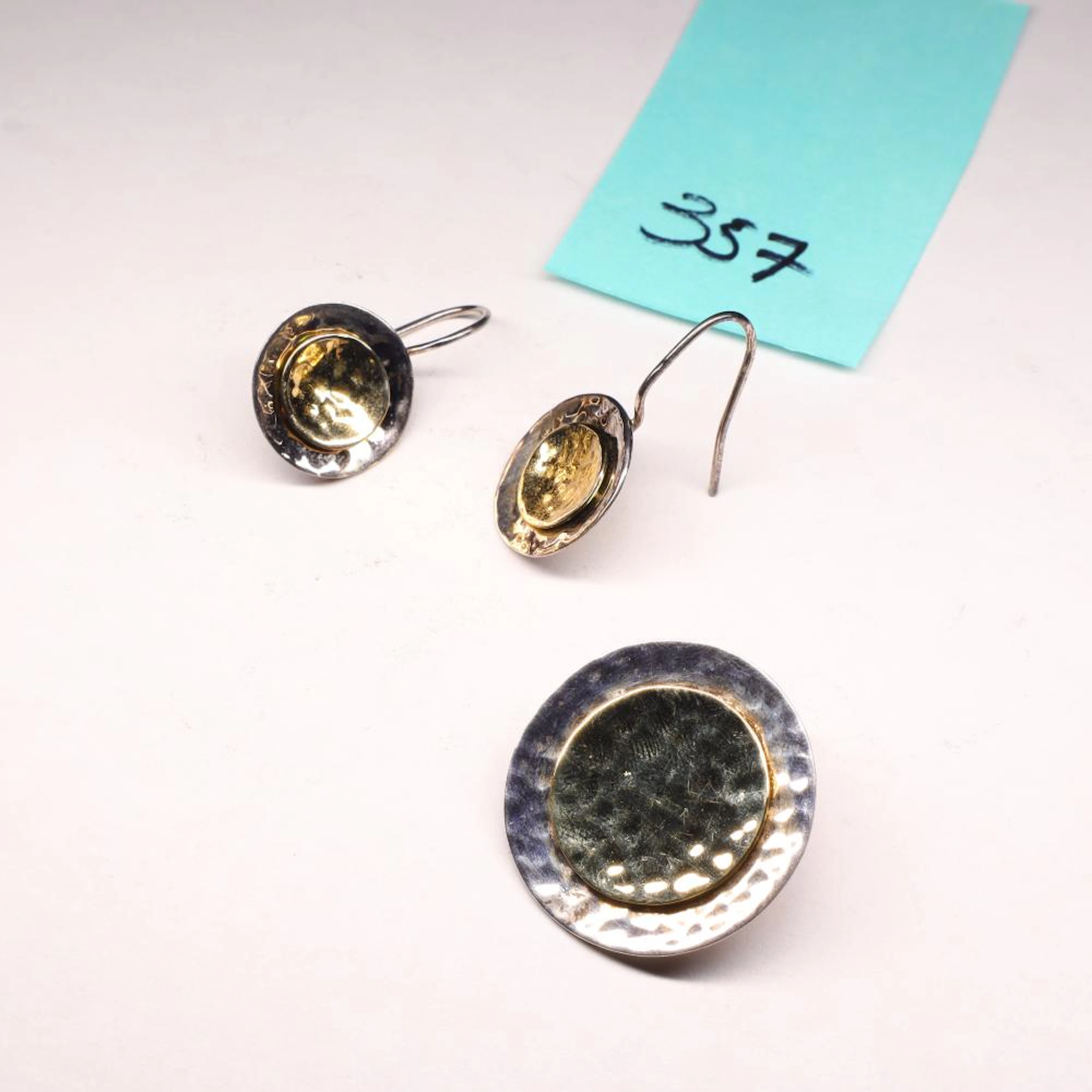 Silpada sterling silver earrings and pendant 12.6 gms