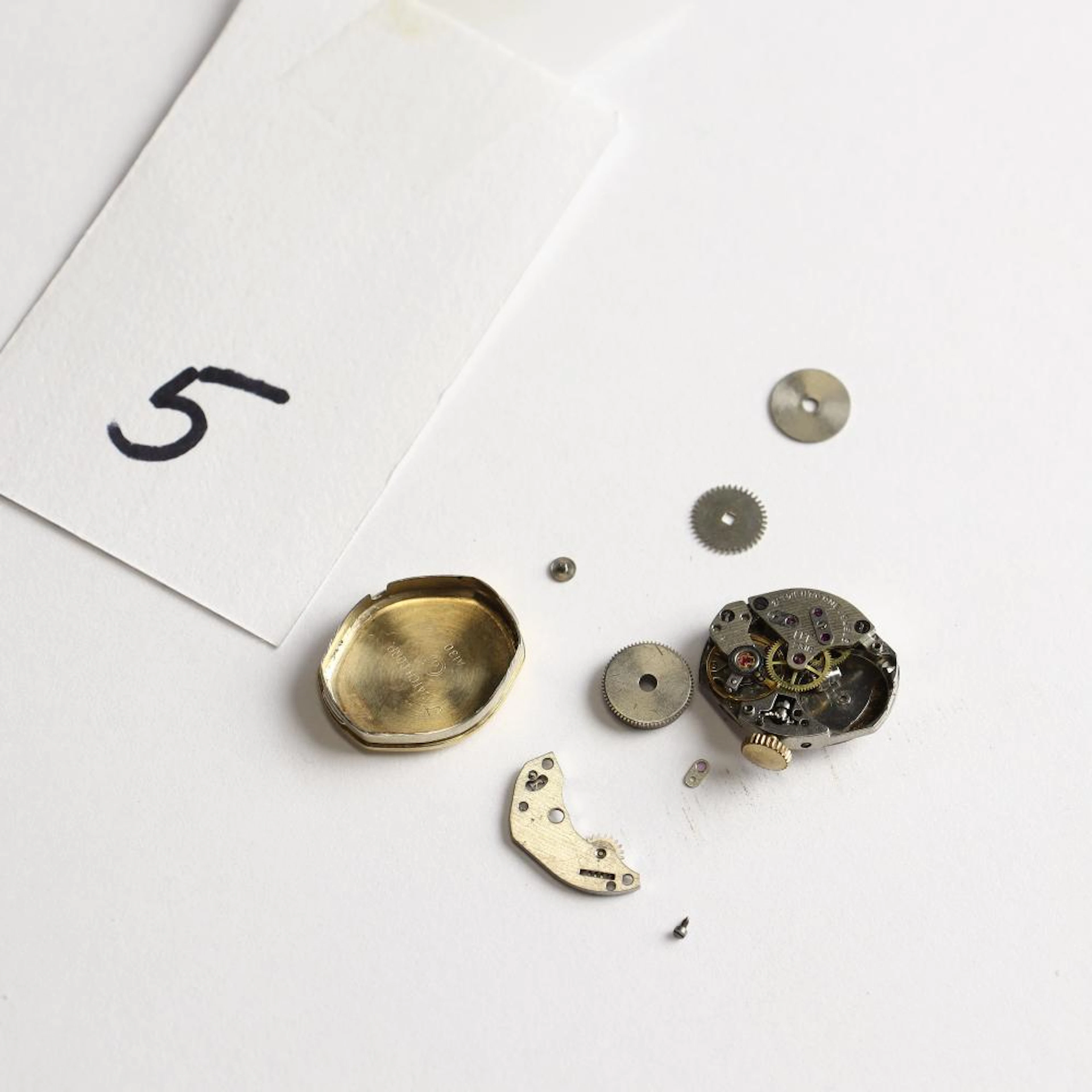 Tourneau watch parts, case is 14K gold 21 jewels