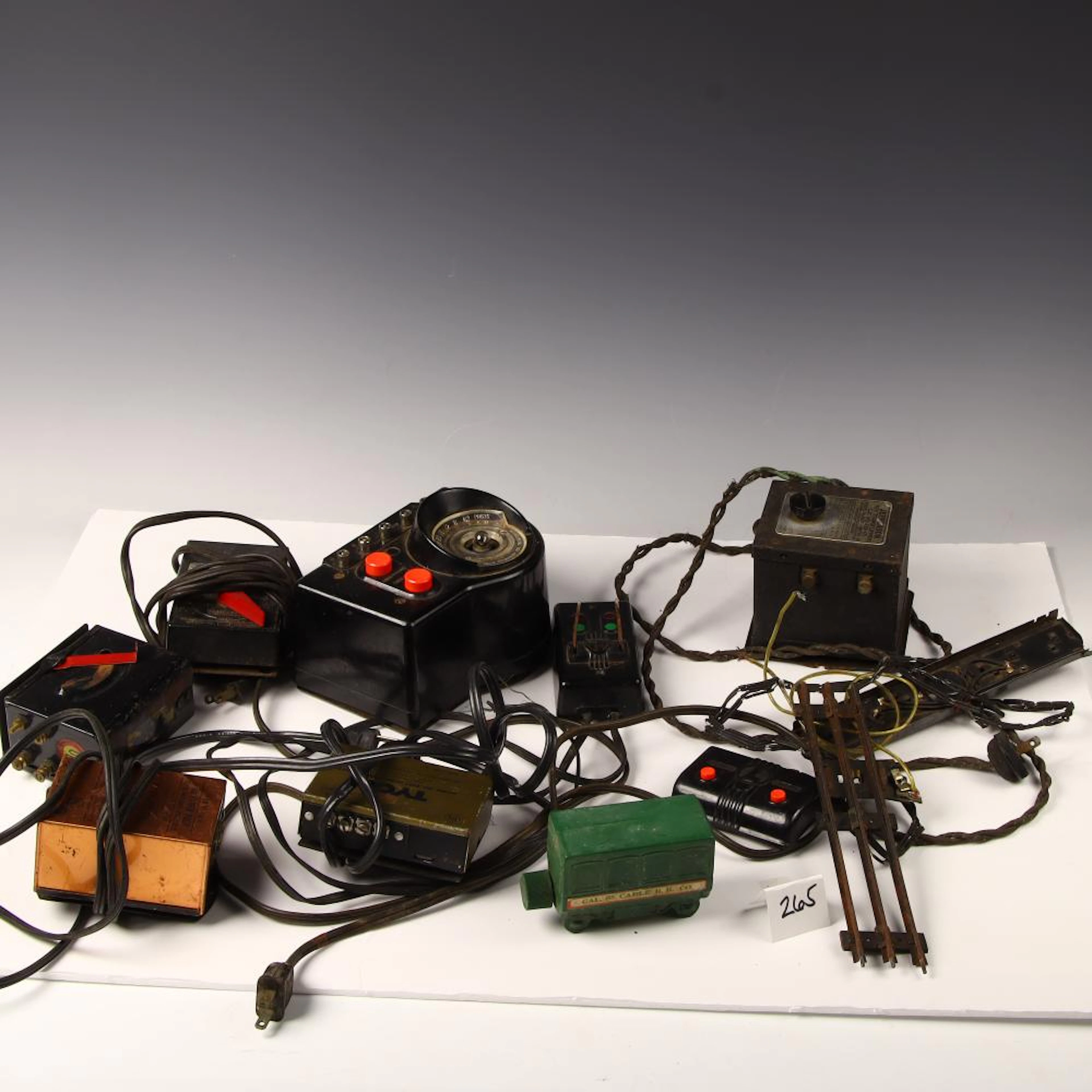 Lot of vintage train transformers