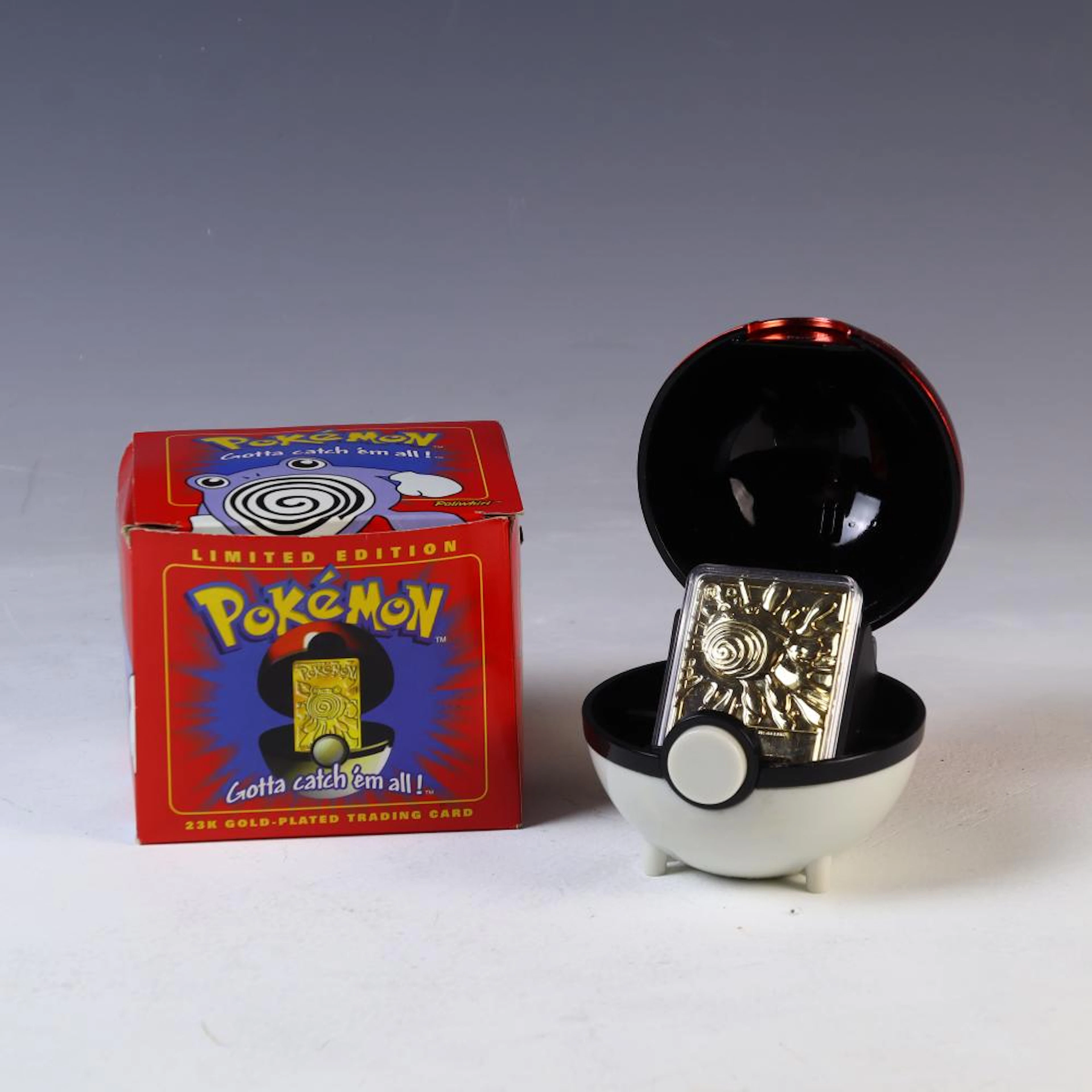 Vintage Nintendo Pokemon 23k Gold Plate Trading Card Burger King Toy
