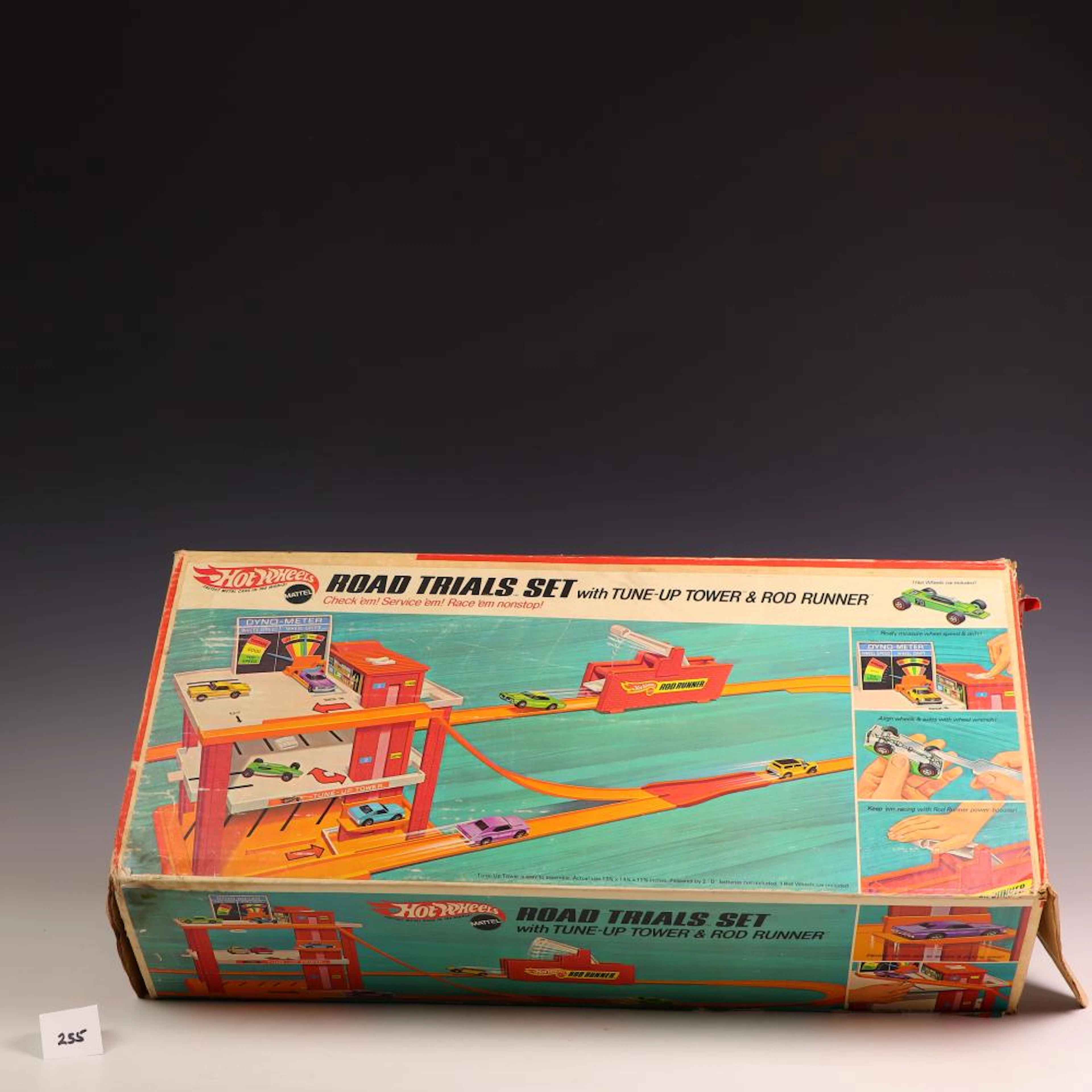 Vintage Hot Wheels Mattel Road Trial set Plus Additional Cars