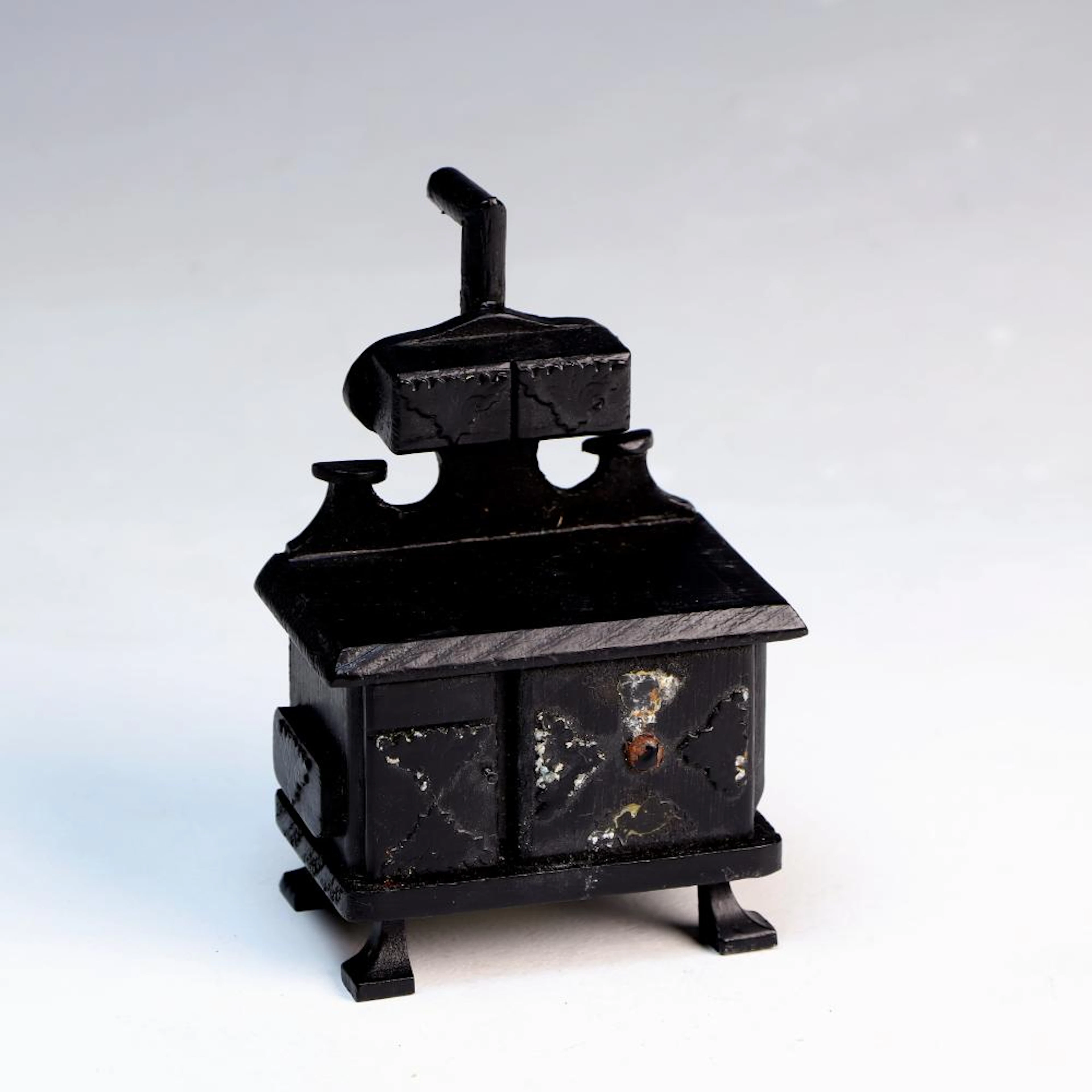Vintage wooden doll house Stove made in Korea