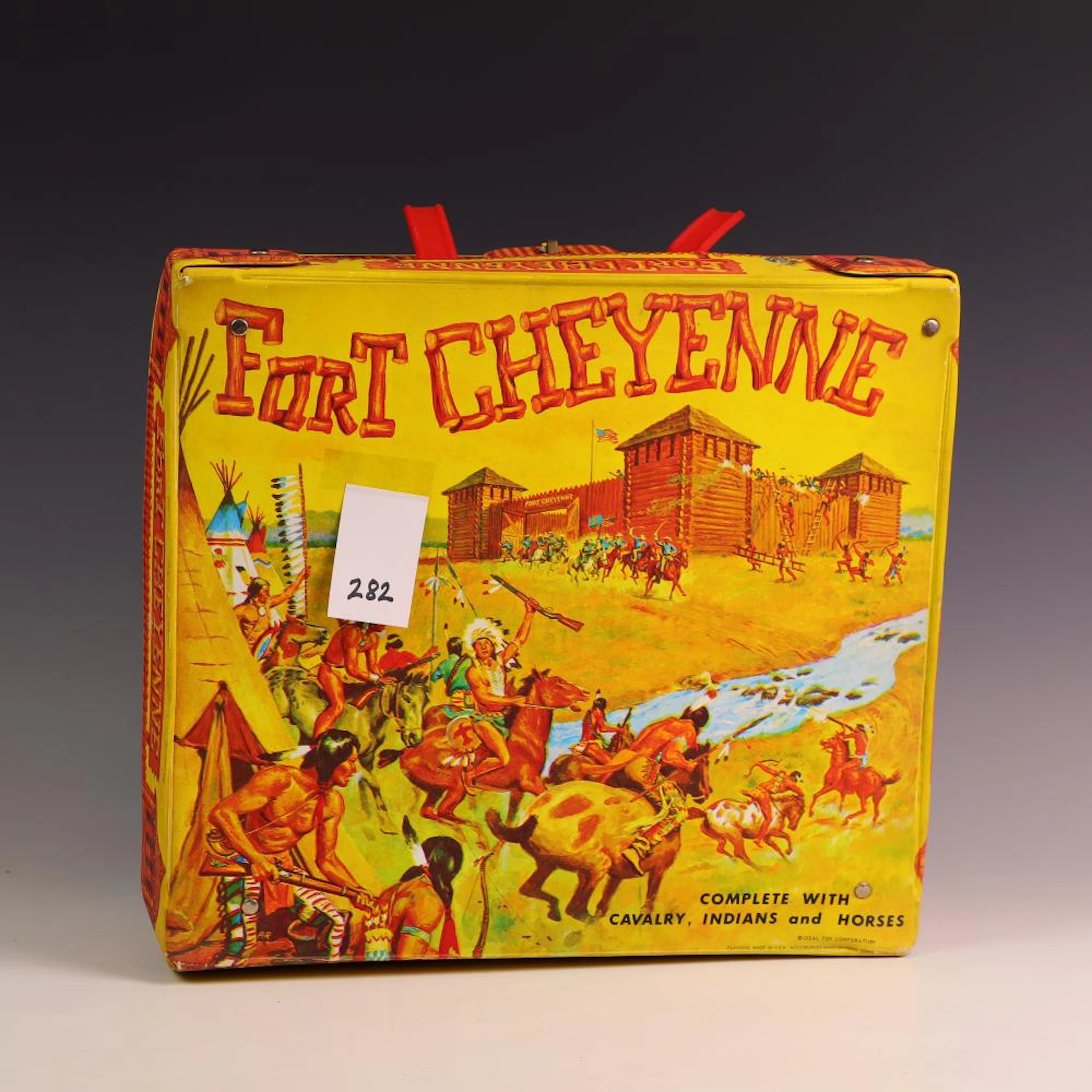 Vintage Fort Cheyenne Fold Out Play set by Ideal Toy Corp