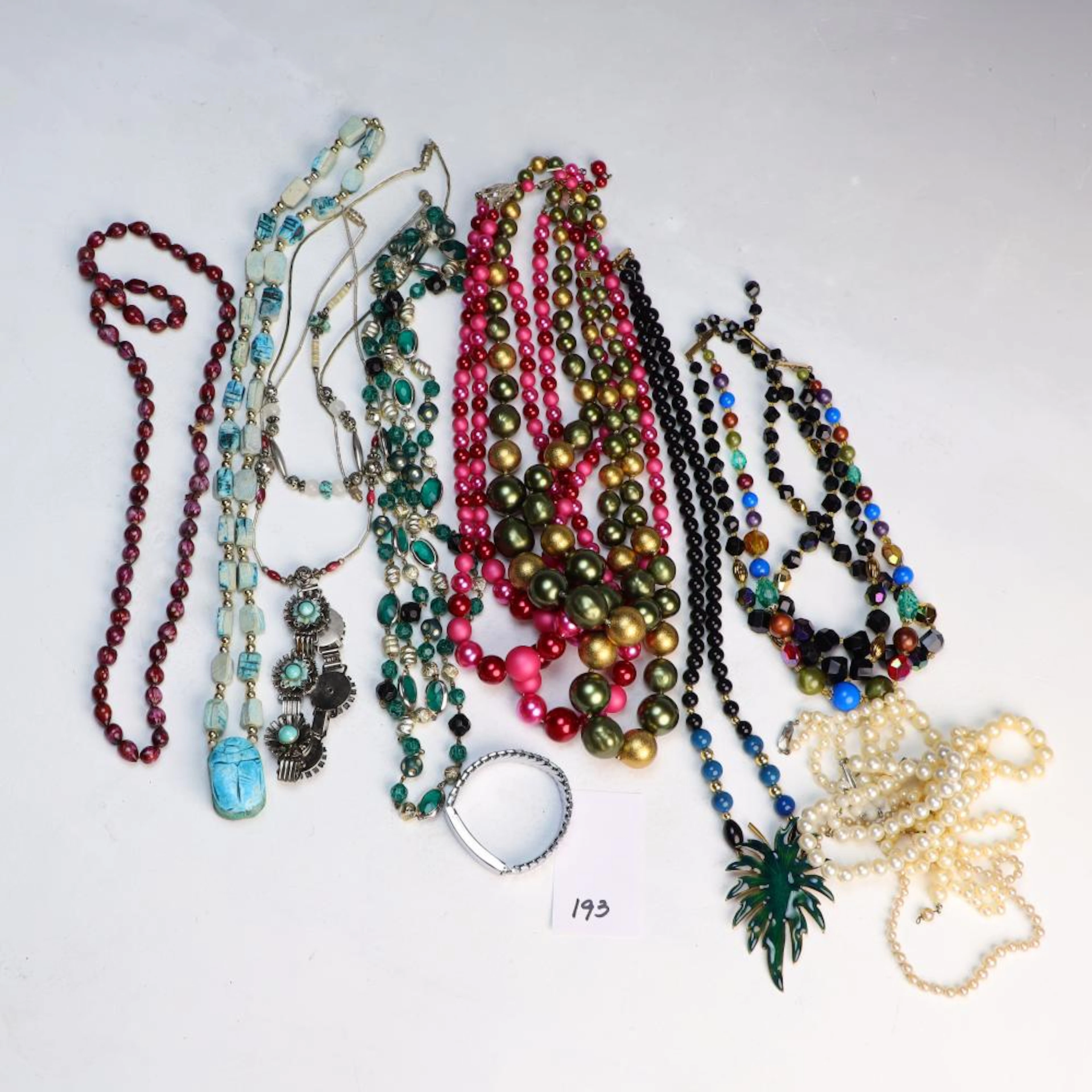 Lot of vintage costume jewelry