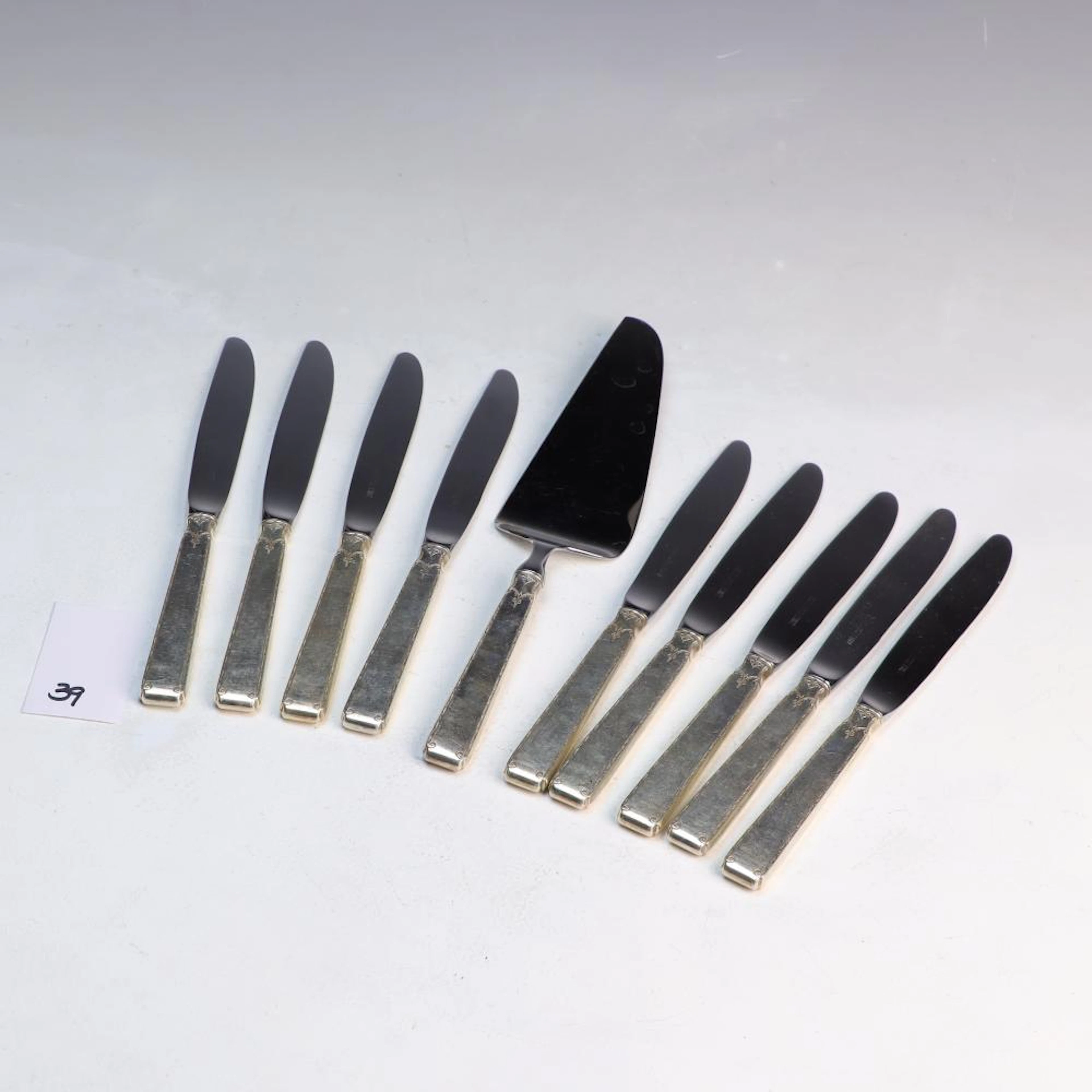 Towle Sterling Silver Old Lace Pattern Knife and Cake server Set
