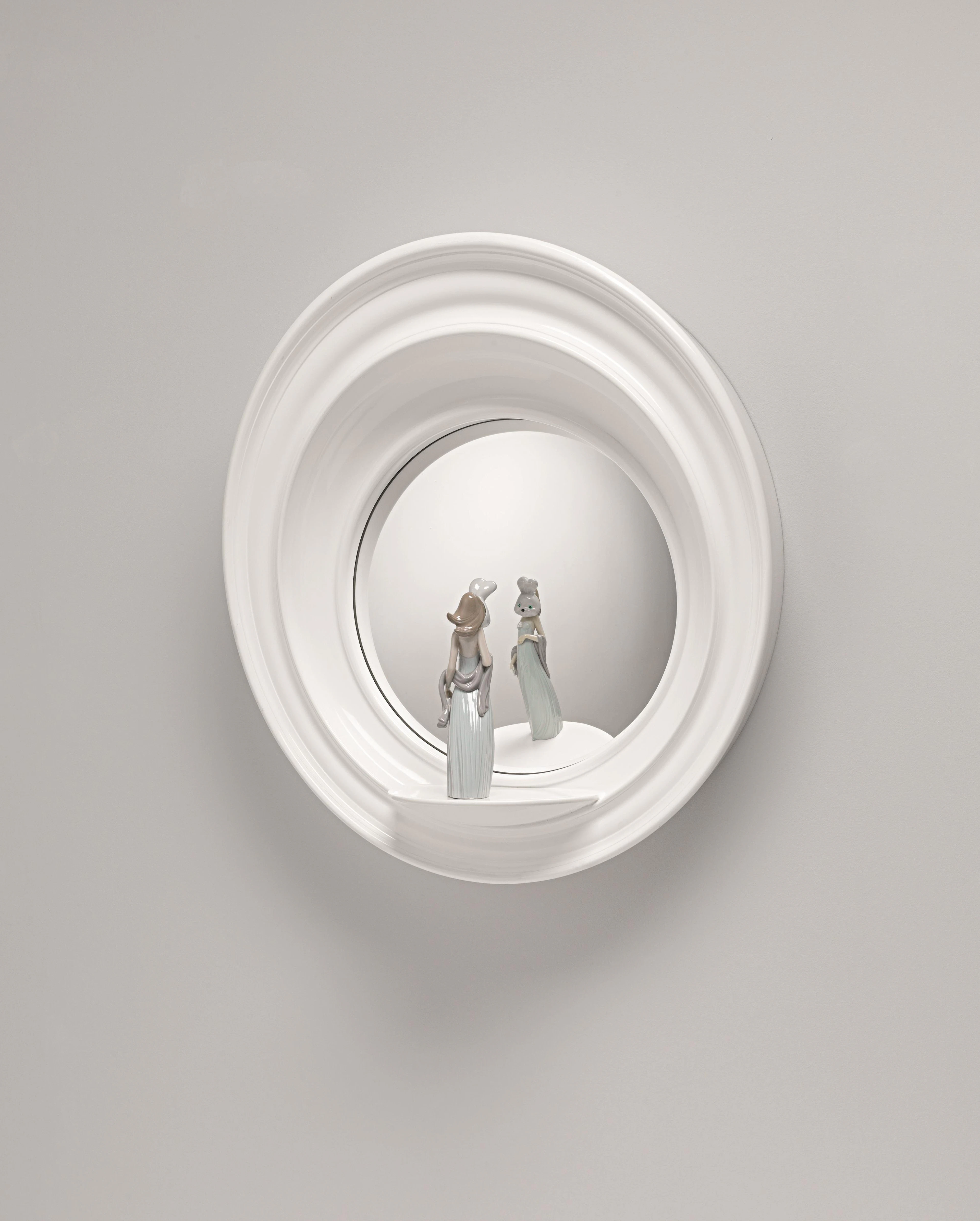 'If my father could see me now!', mirror, 2007 – Barnaby Barford