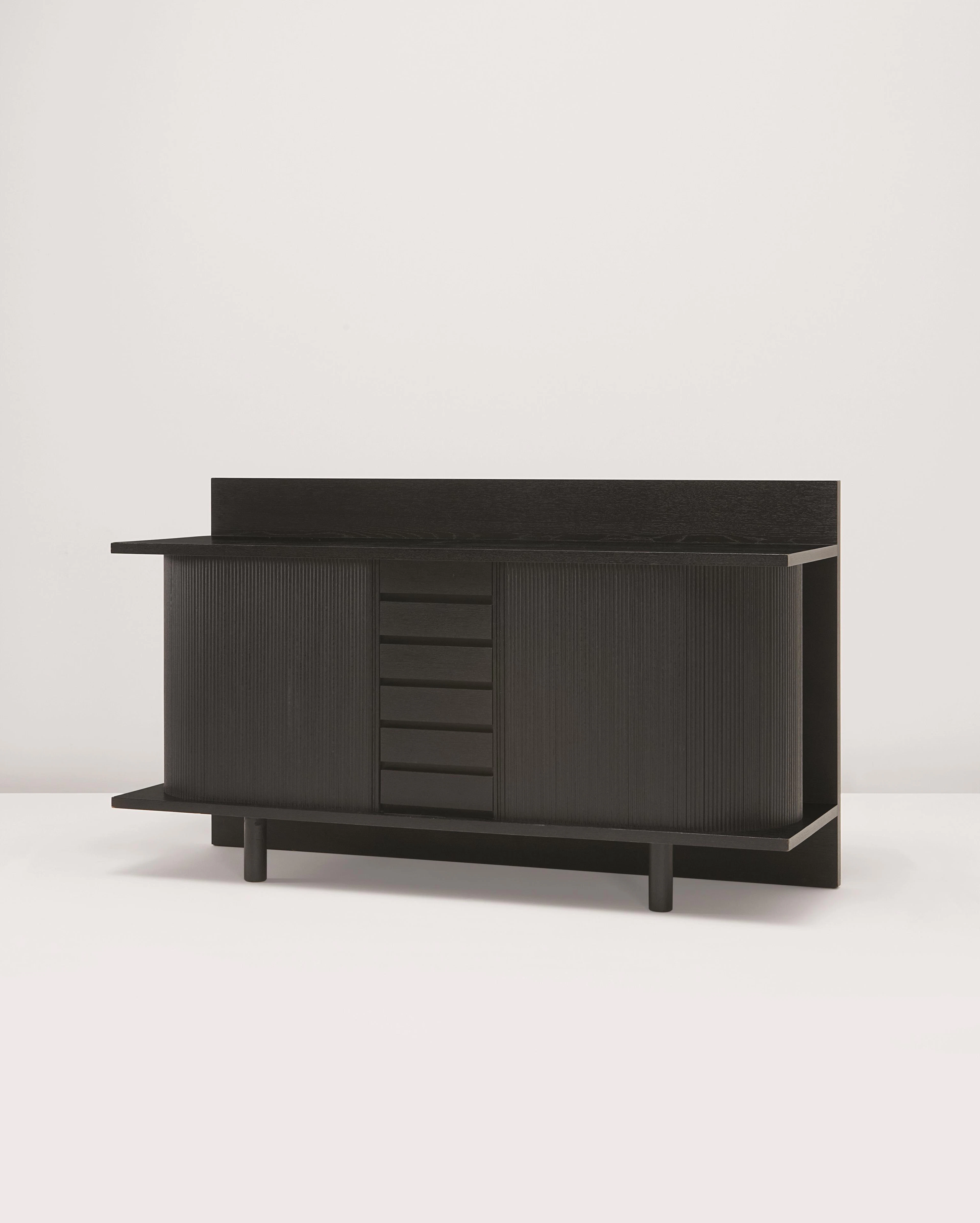 Unique cabinet, from the office of Tetsu Konagaya, President of Livina Yamagiwa, Tokyo, Ca. 1983 – Shiro Kuramata