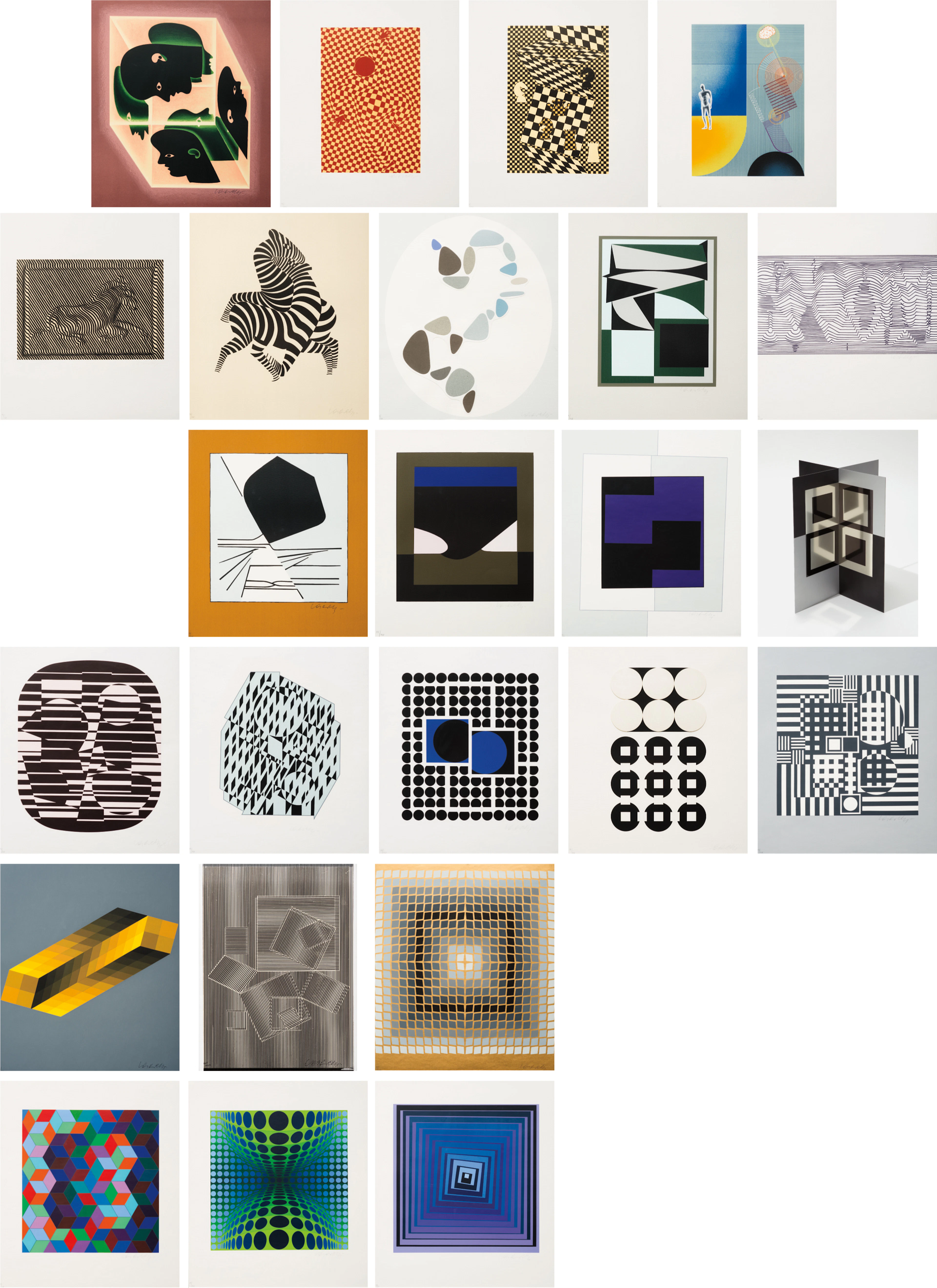 Le discours de la méthode portfolio, 1969 – Victor Vasarely