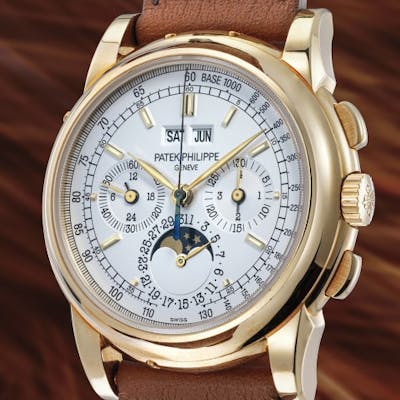 An exquisite, very scarce and highly sought-after yellow gold perpetual