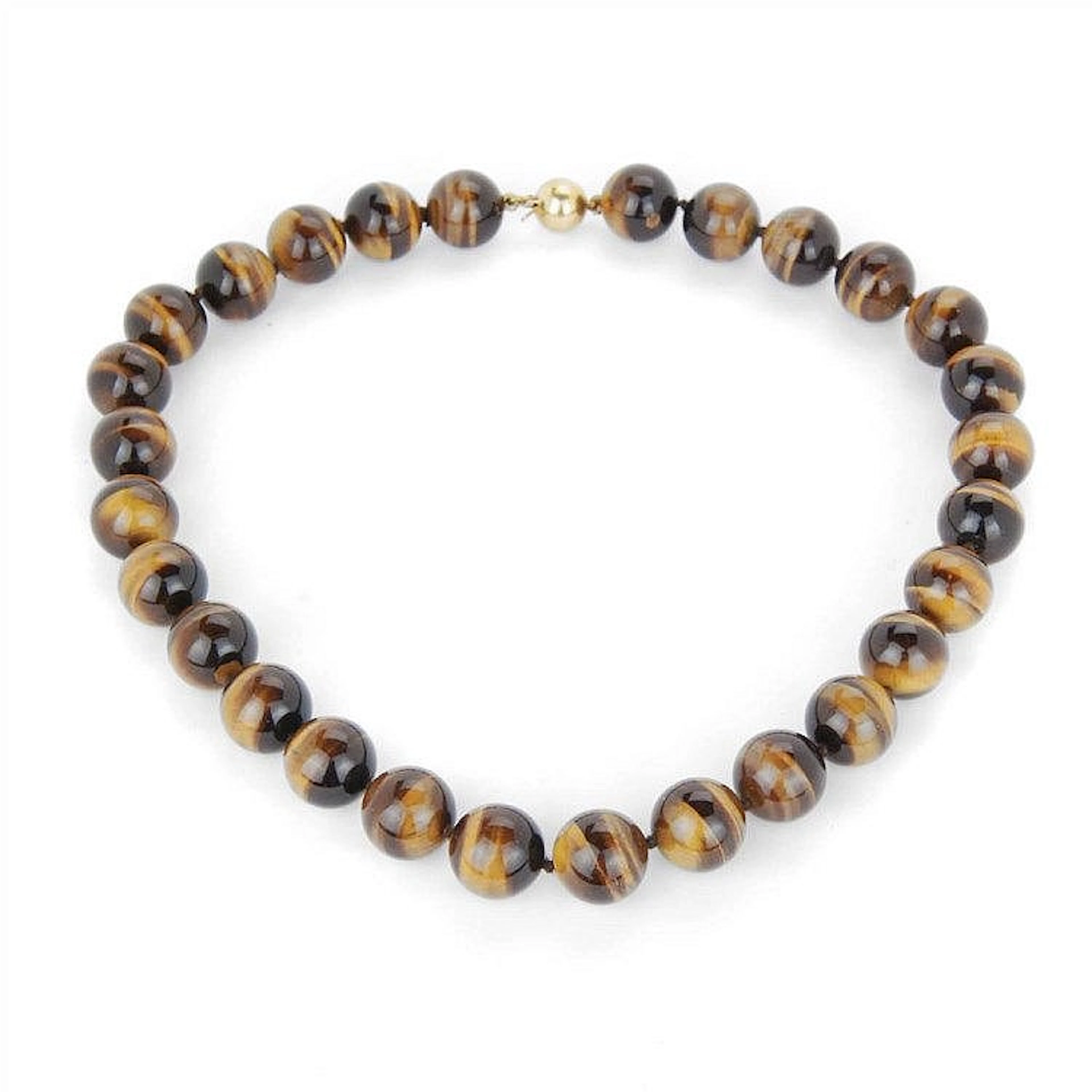 COLLAR DE CUARZO OJO DE TIGRE