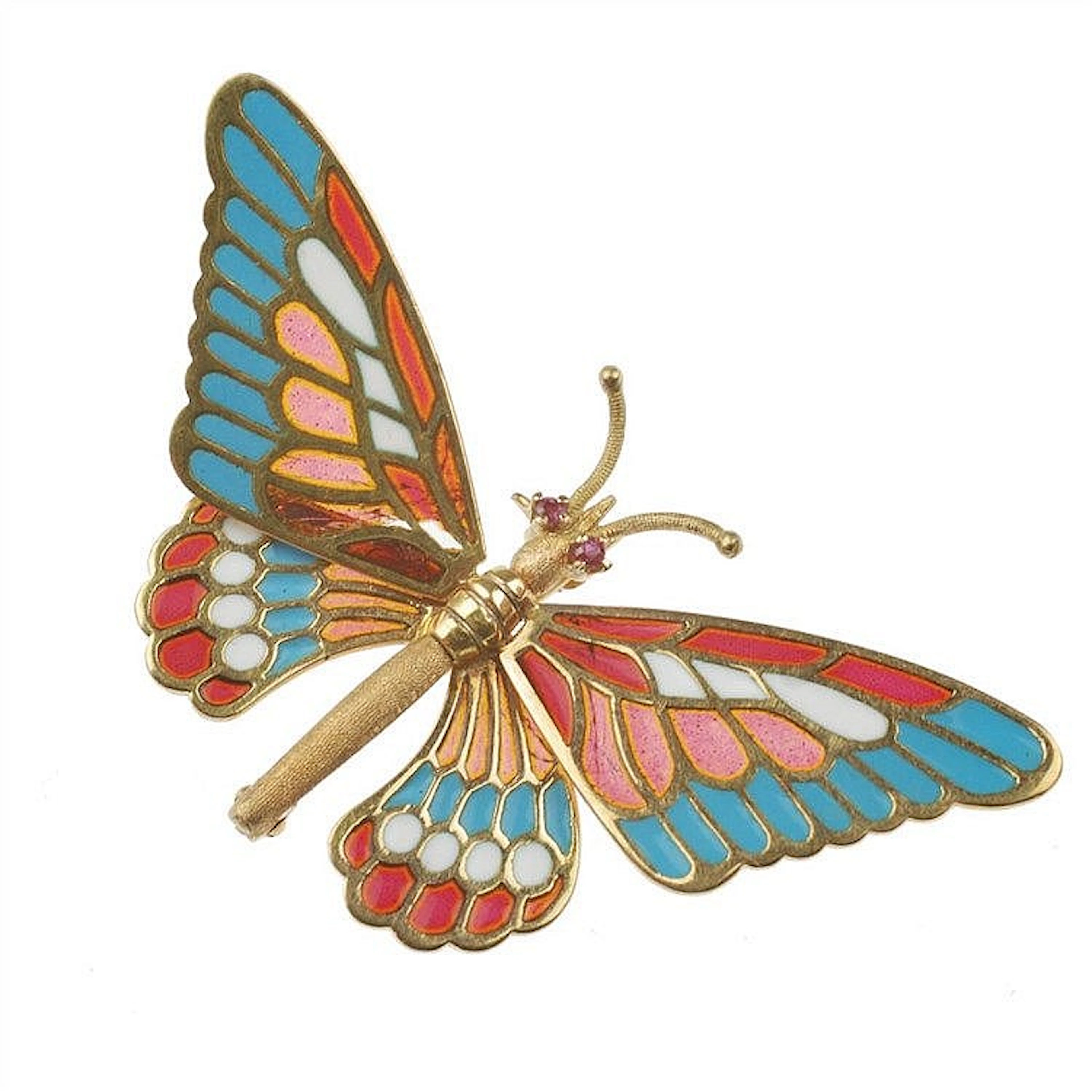 BROCHE MARIPOSA EN ORO