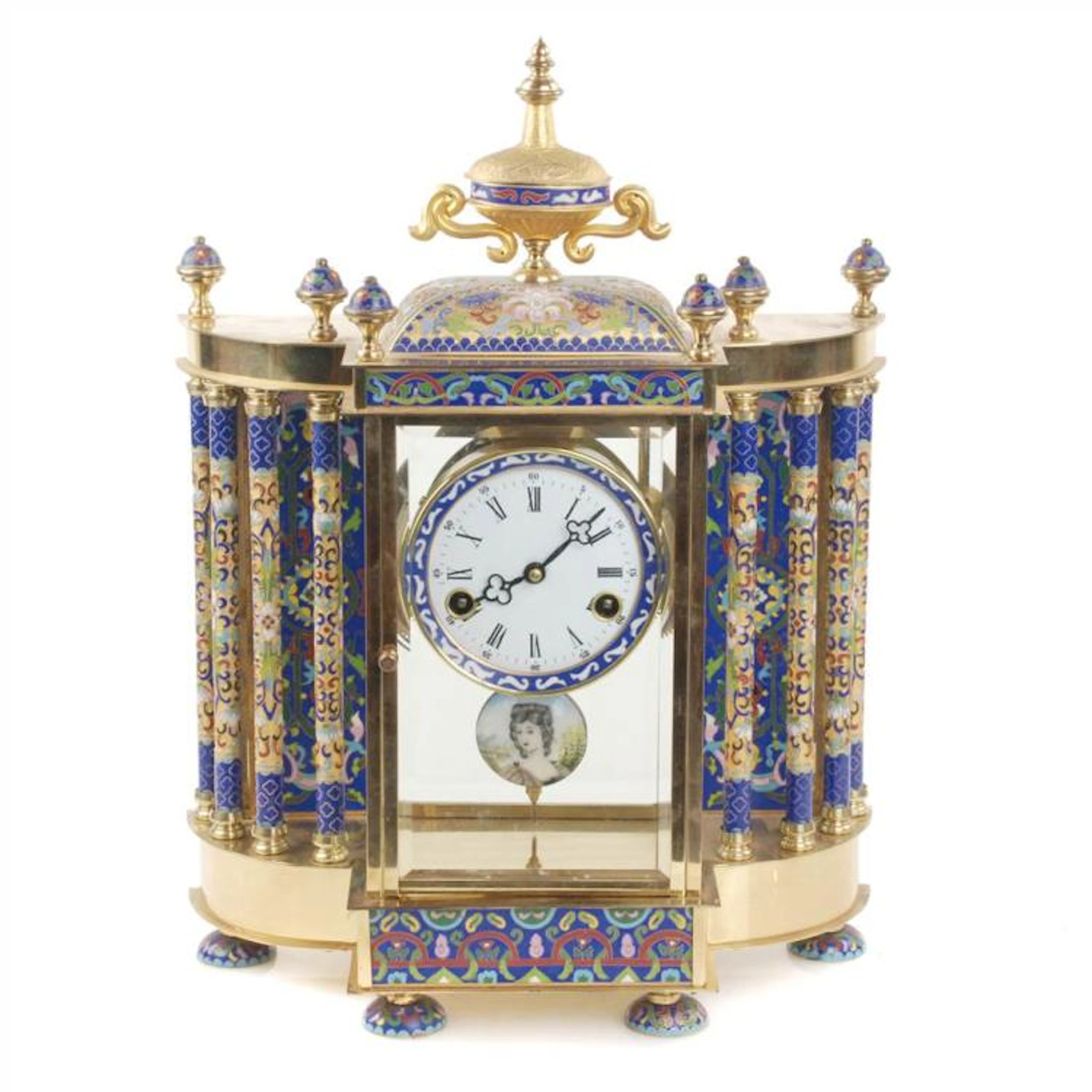 RELOJ DE SOBREMESA ESTILO ORIENTAL