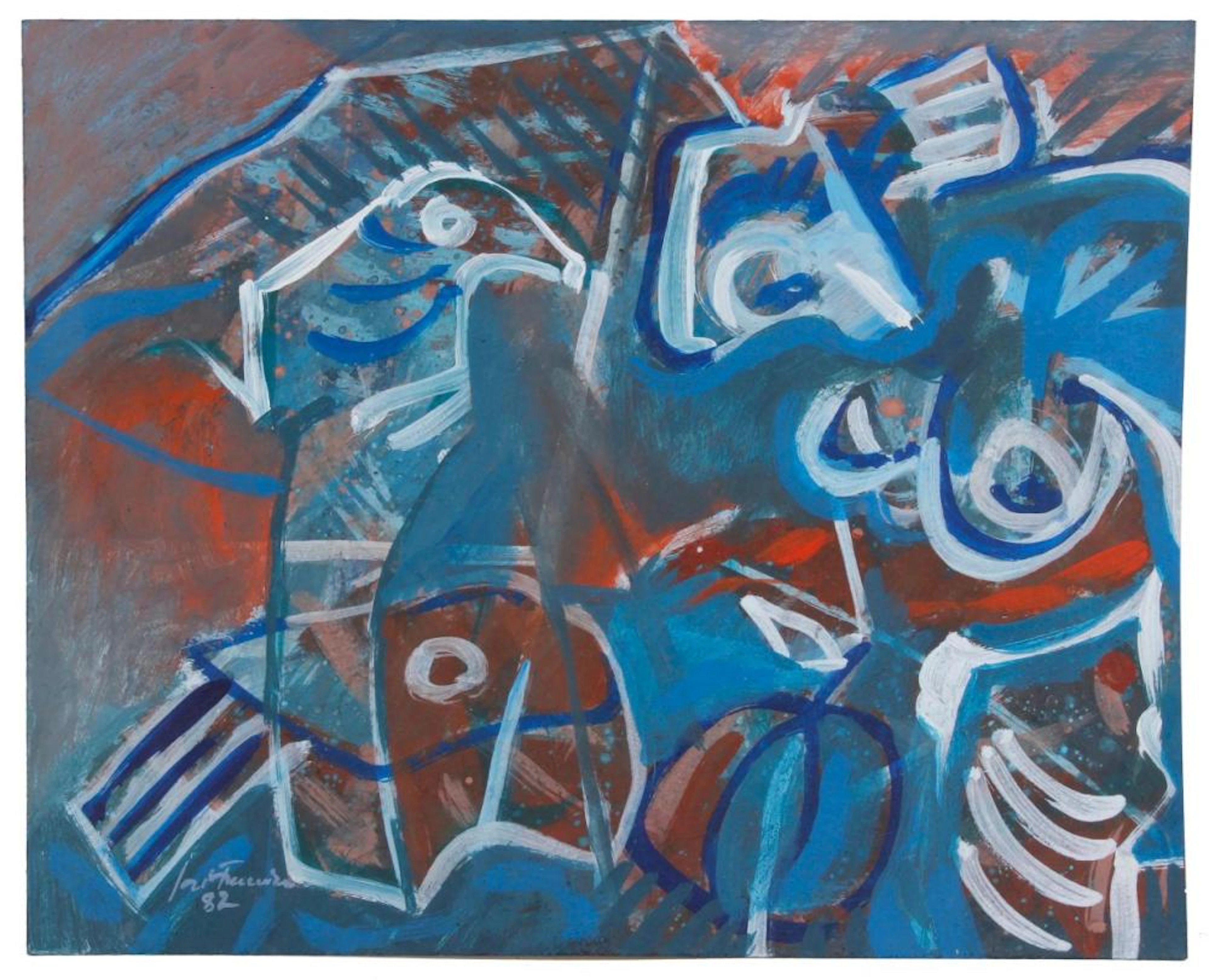 JOSÉ FRANCISCO RODRÍGUEZ HERRERA, "JOSÉ FRANCISCO" (1940). "JUEGOS", 1982.