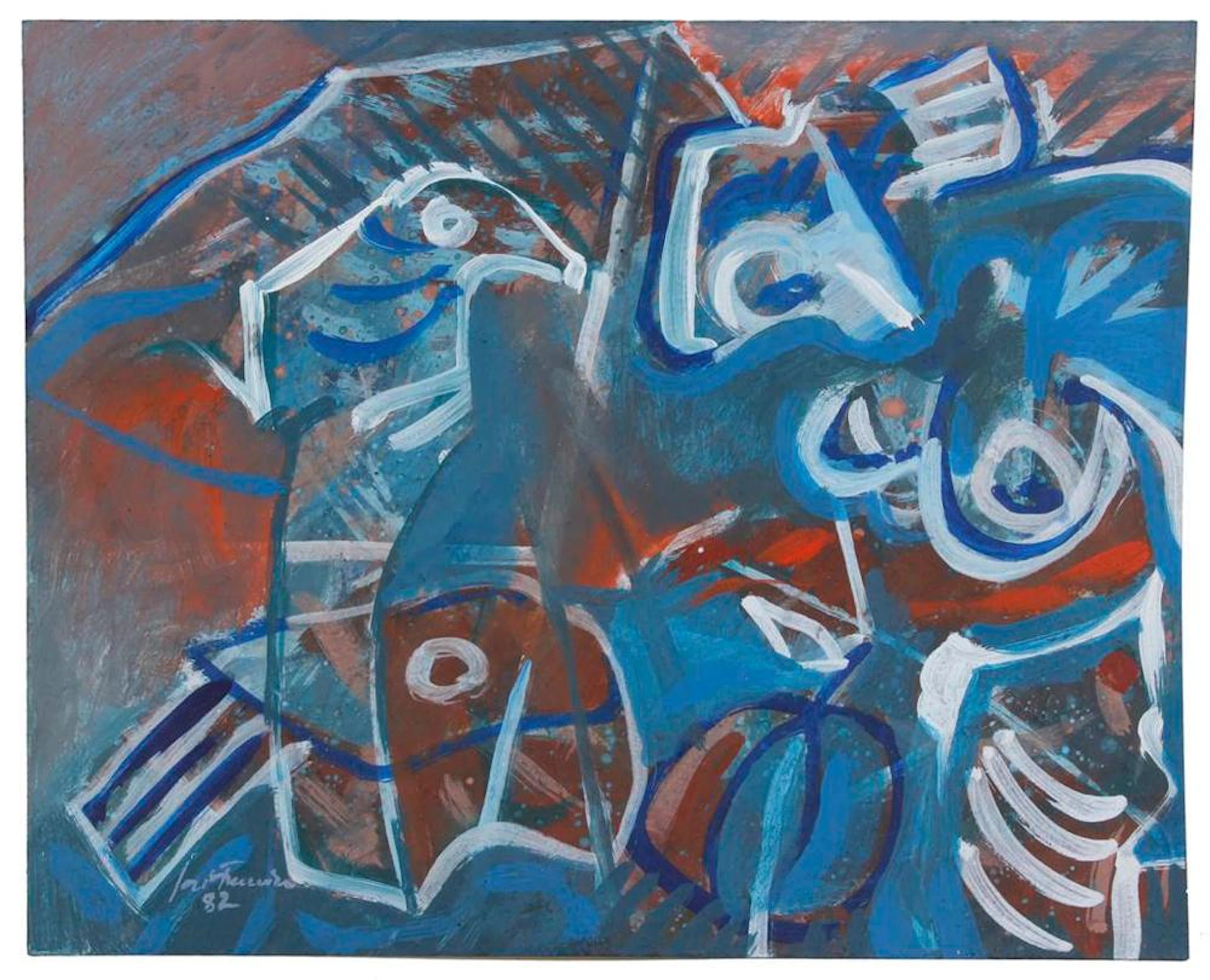 JOSÉ FRANCISCO RODRÍGUEZ HERRERA, "JOSÉ FRANCISCO" (1940). "JUEGOS", 1982.