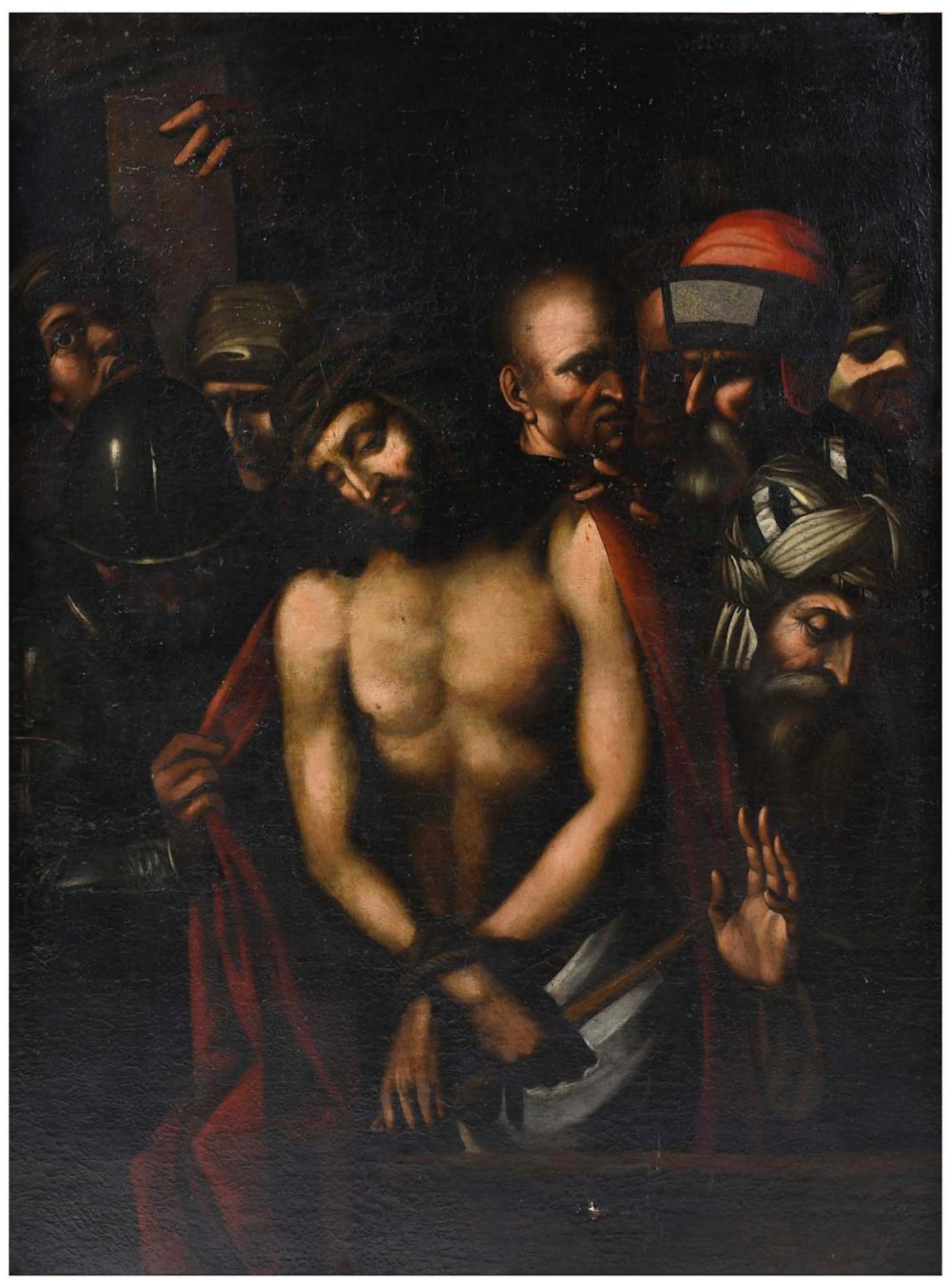 17TH CENTURY FLEMISH SCHOOL "ECCE HOMO".