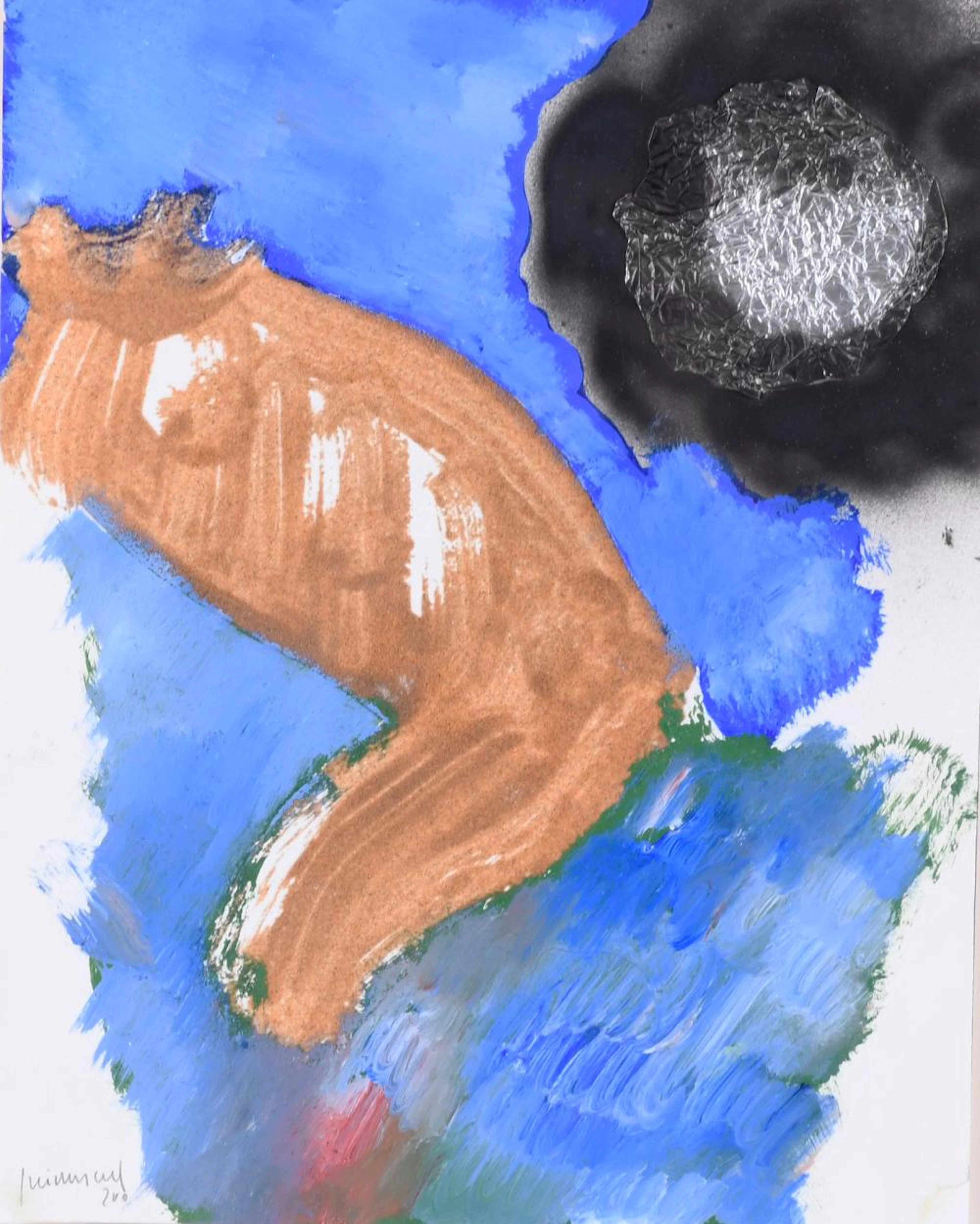JOSEP GUINOVART (1927-2007). "BLAU", 2000.