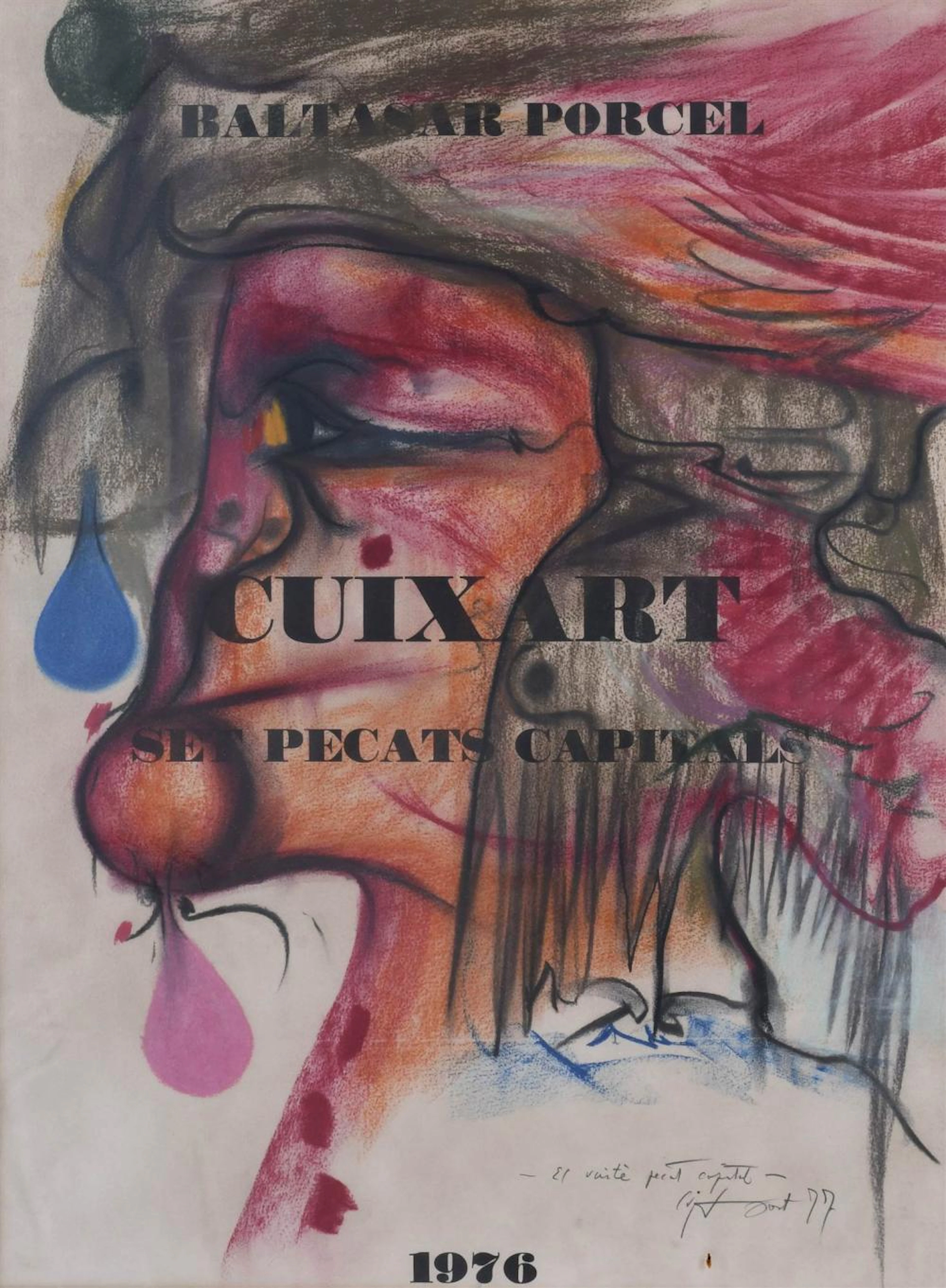 MODEST CUIXART i TÀPIES (1925-2007). "EL VUITÈ PECAT CAPITAL", 1977.