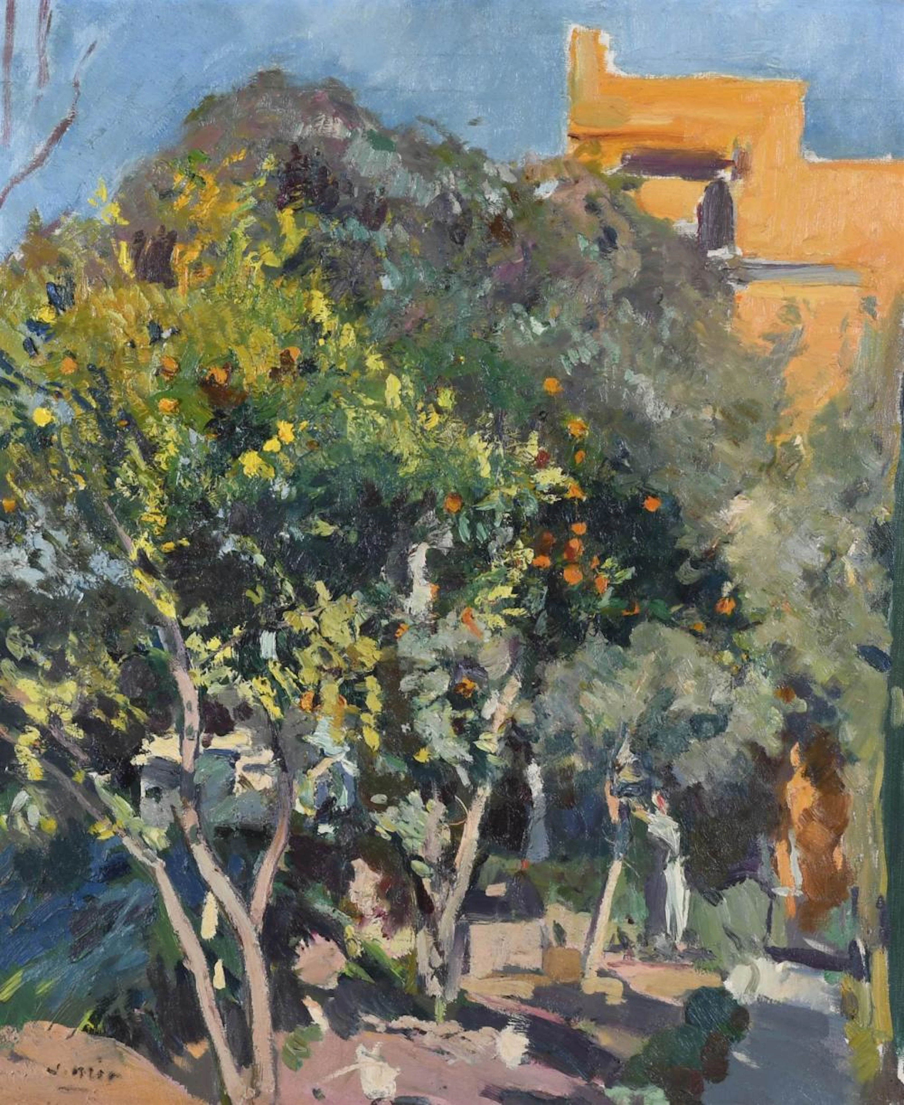JOAQUIM MIR I TRINXET (1873-1940). "GARDEN".