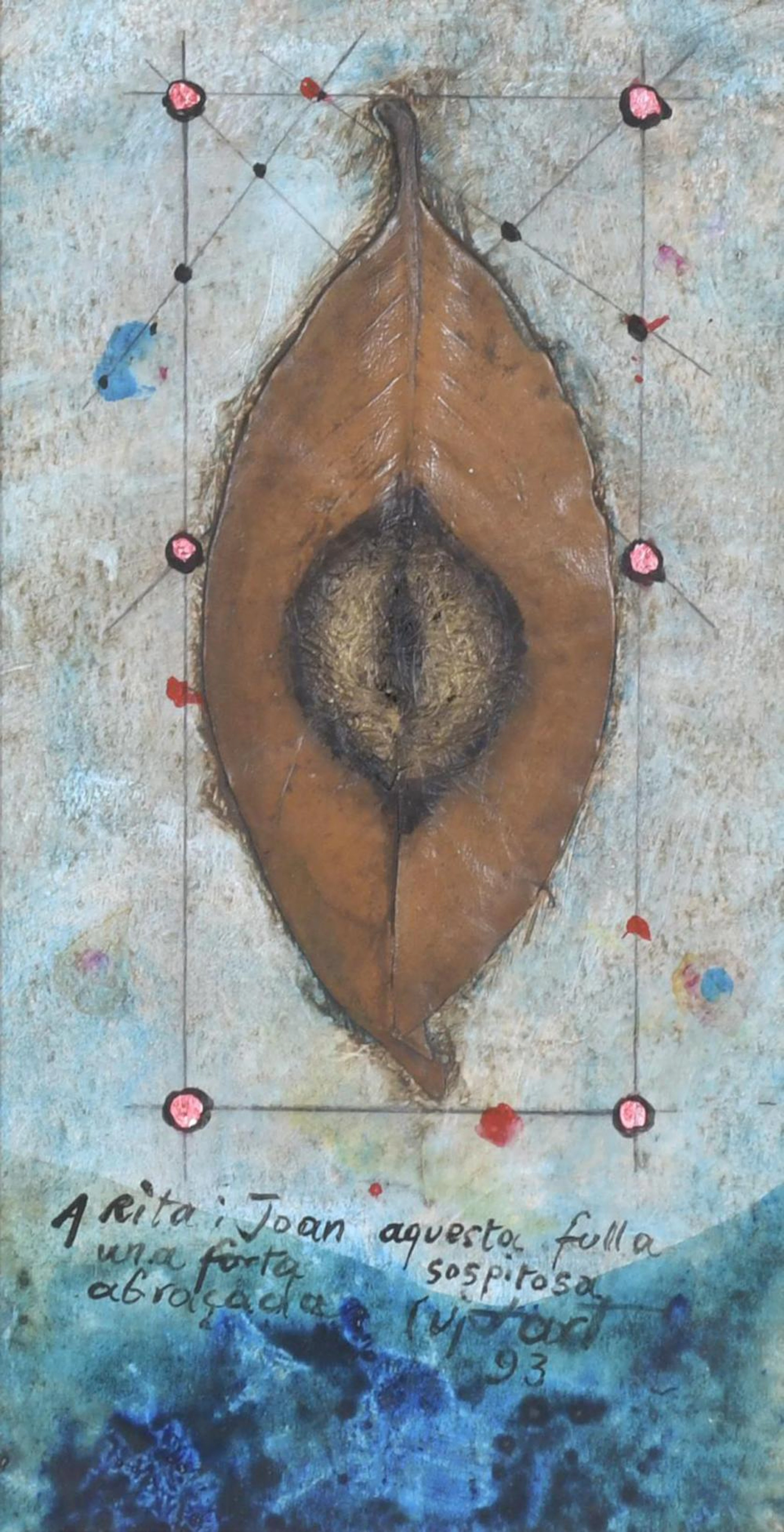 MODEST CUIXART i TÀPIES (1925-2007). "EL NIU O LA FULLA SOSPITOSA", 1993.