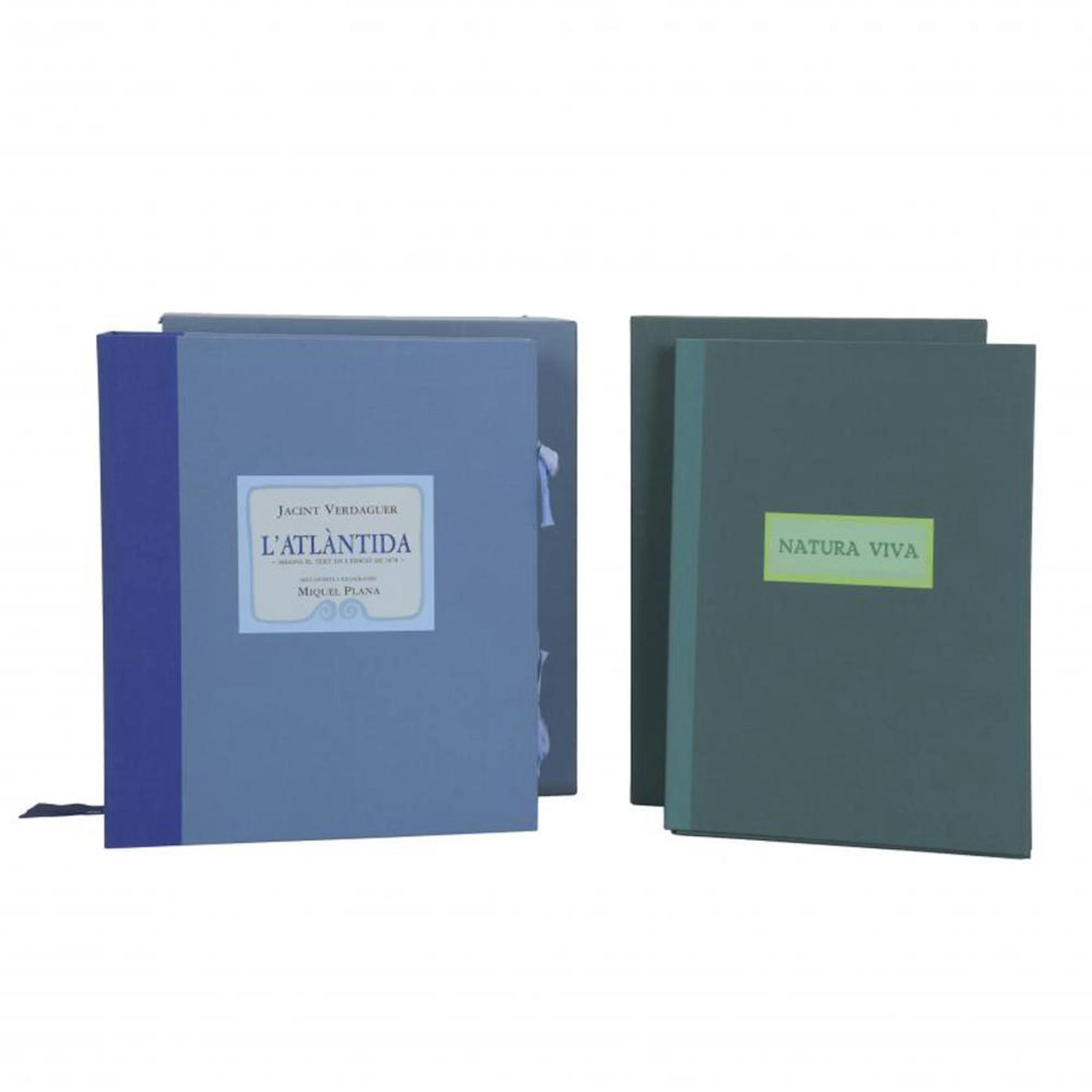 MIQUEL PLANA I CORCÓ (1943-2012). LOT WITH TWO BOOKS, "L'