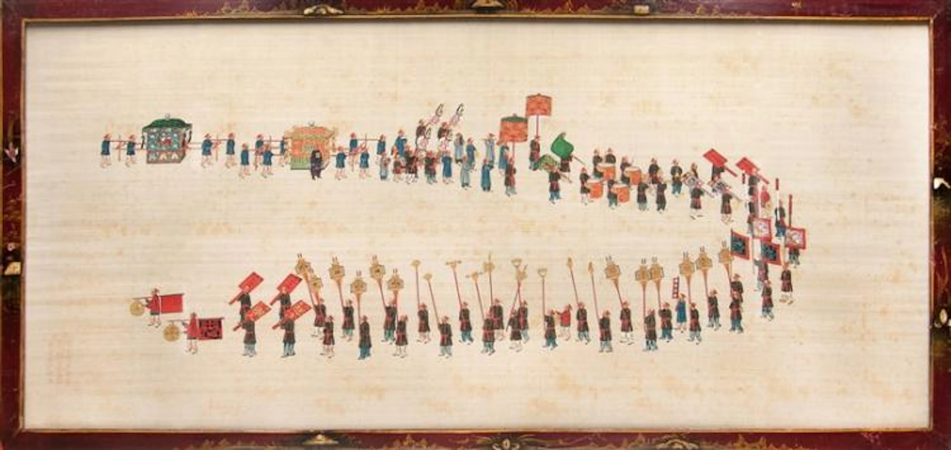 PAINT ON SILK (WEDDING PARADE)