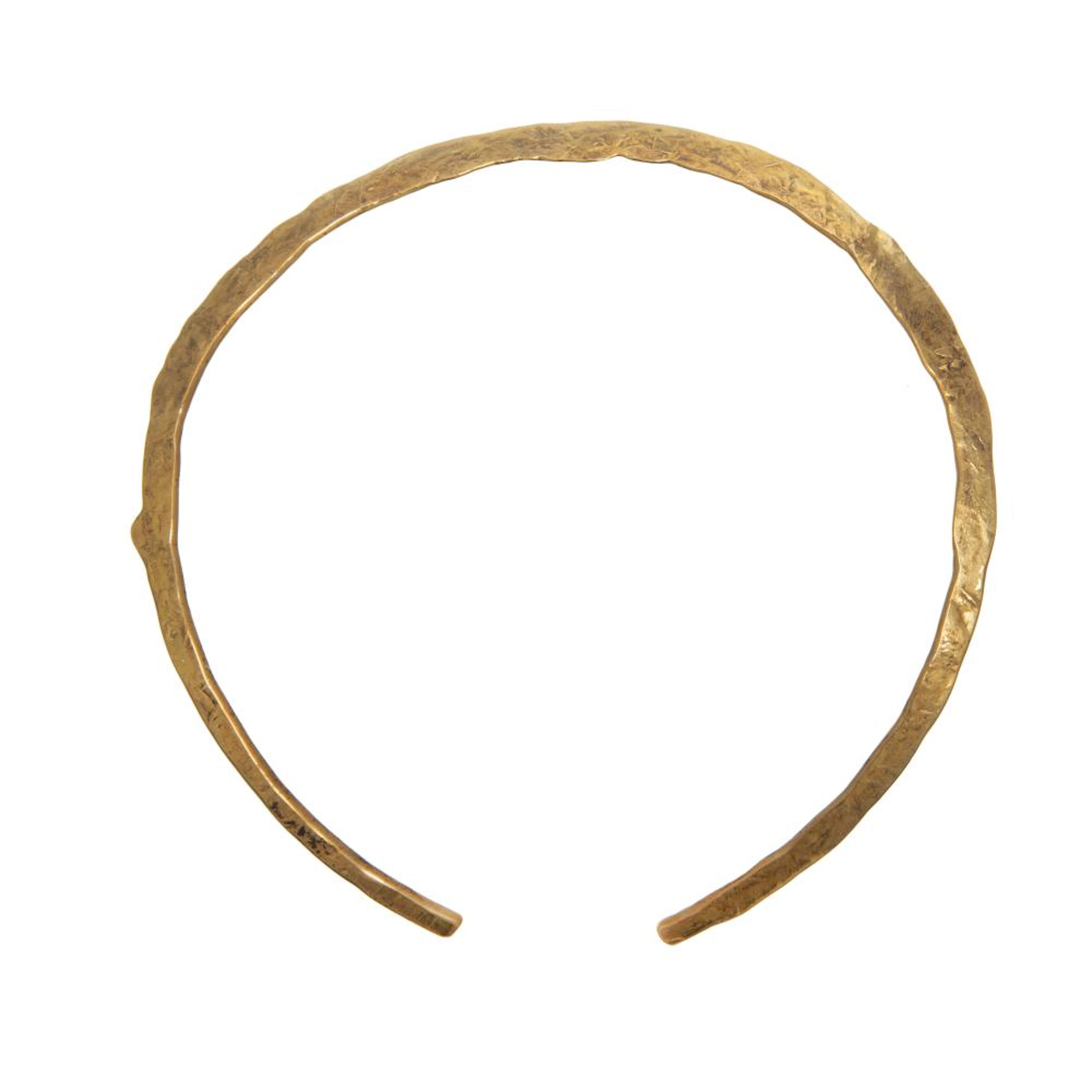 HAMMERED COPPER CUFF NECKLACE
