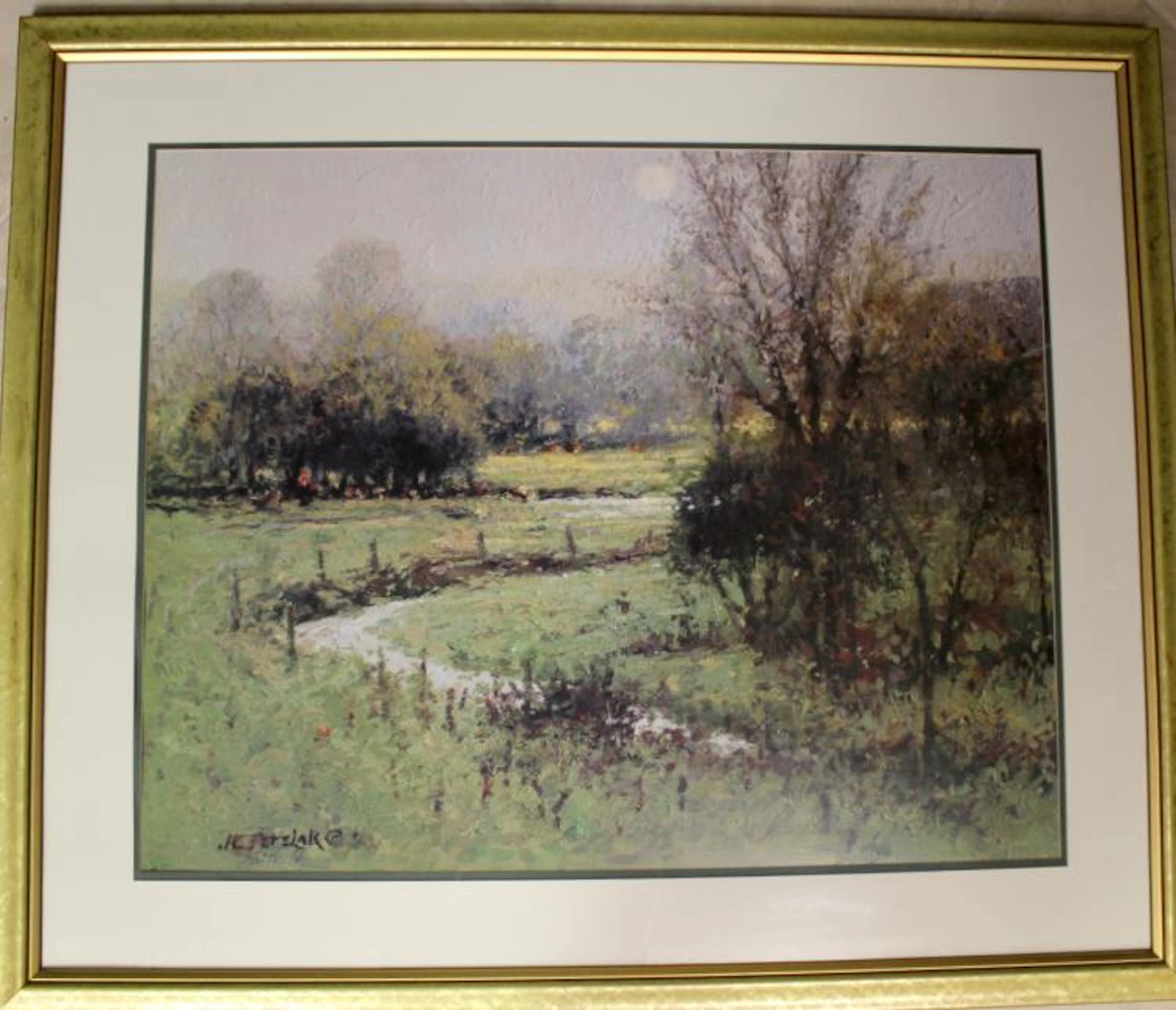 Signed Print Lifting Fog by John C Terelak