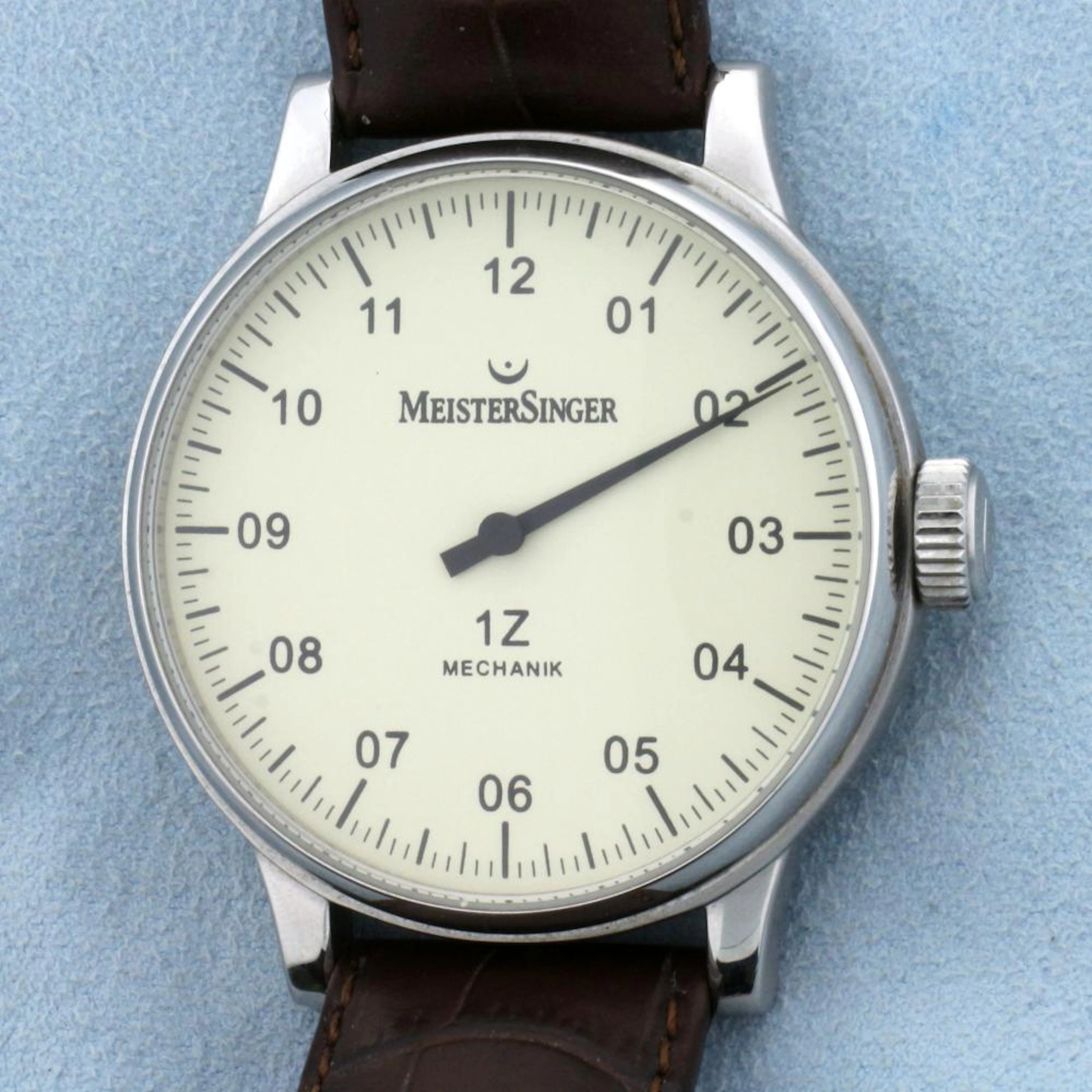 MeisterSinger 1Z Mechanik Single Hand Watch