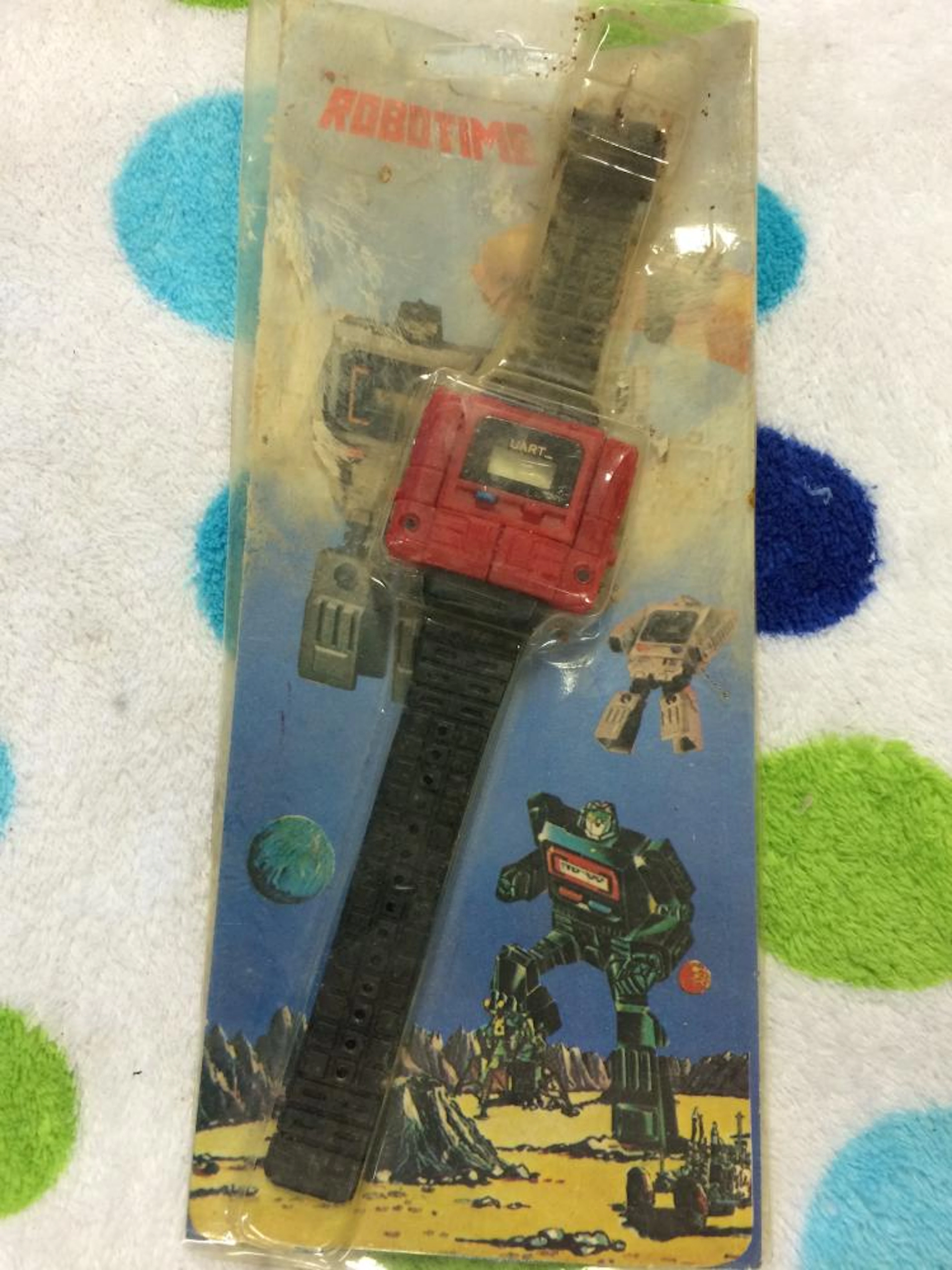 Robot Robo Gray ROBOTIME Action Figure Quartz Digital Wrist Watch