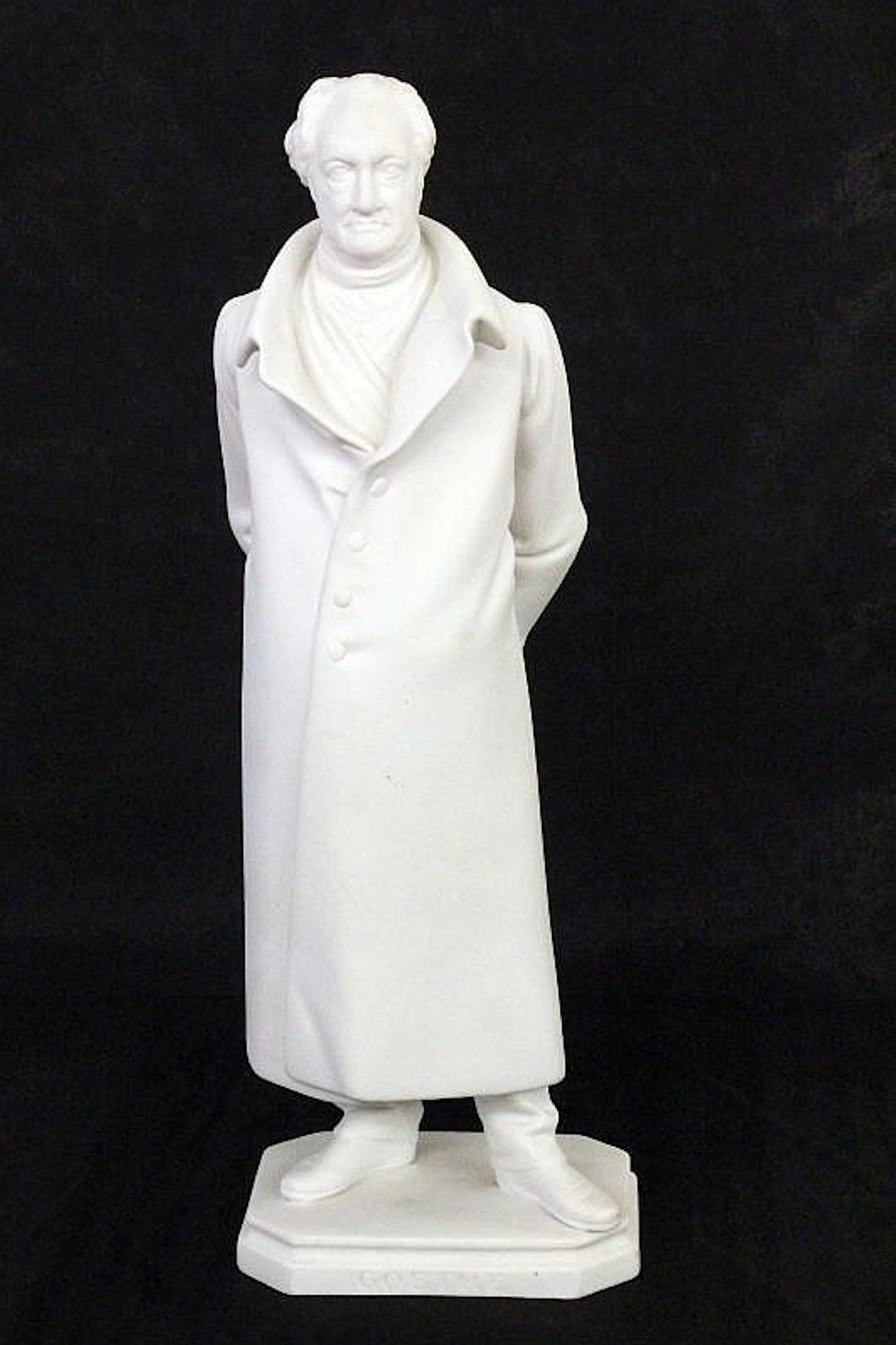 GOETHE KPM Berlin Unglazed porcelain figure